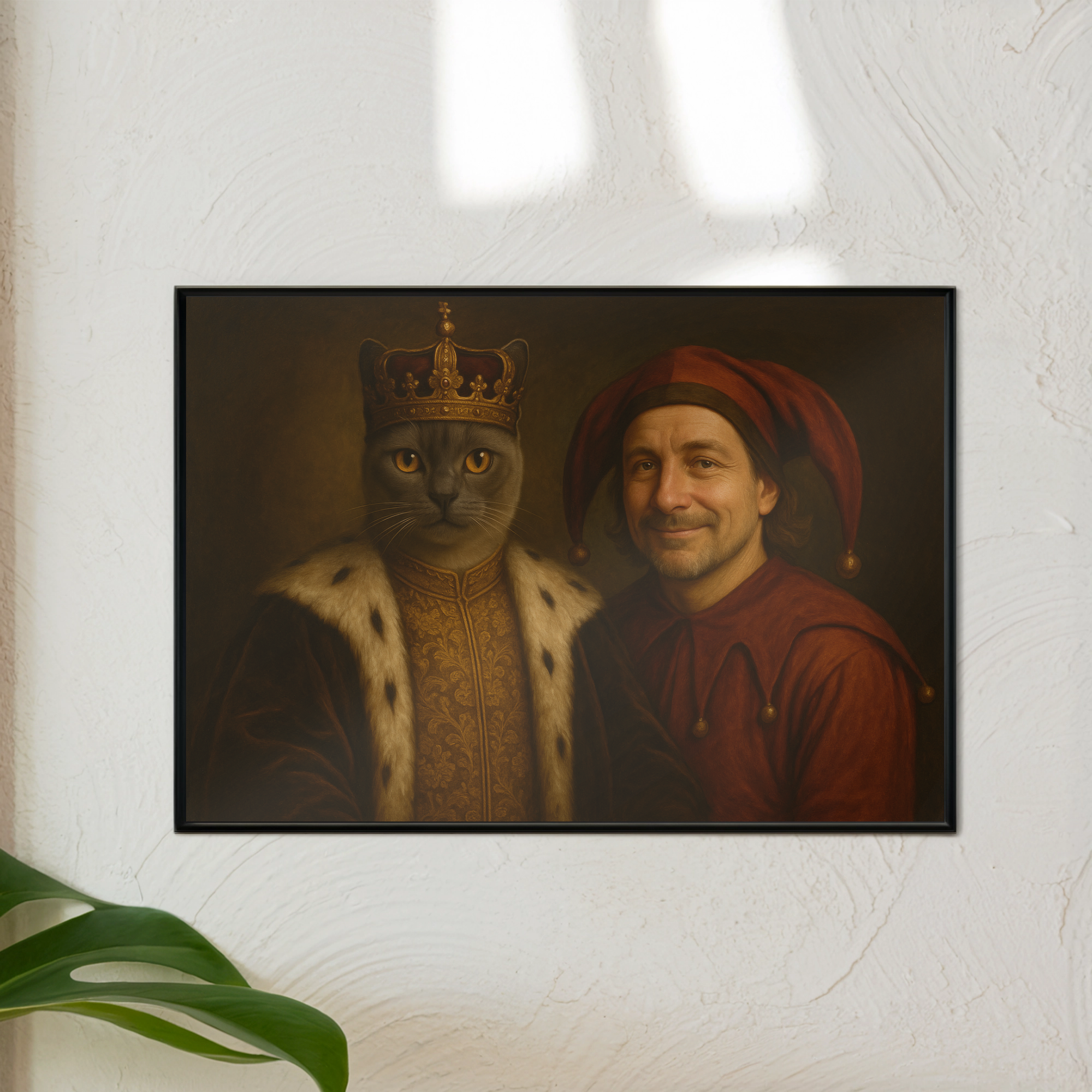 Königliches Ölgemälde mit Hofnarr | Poster _collection_collection