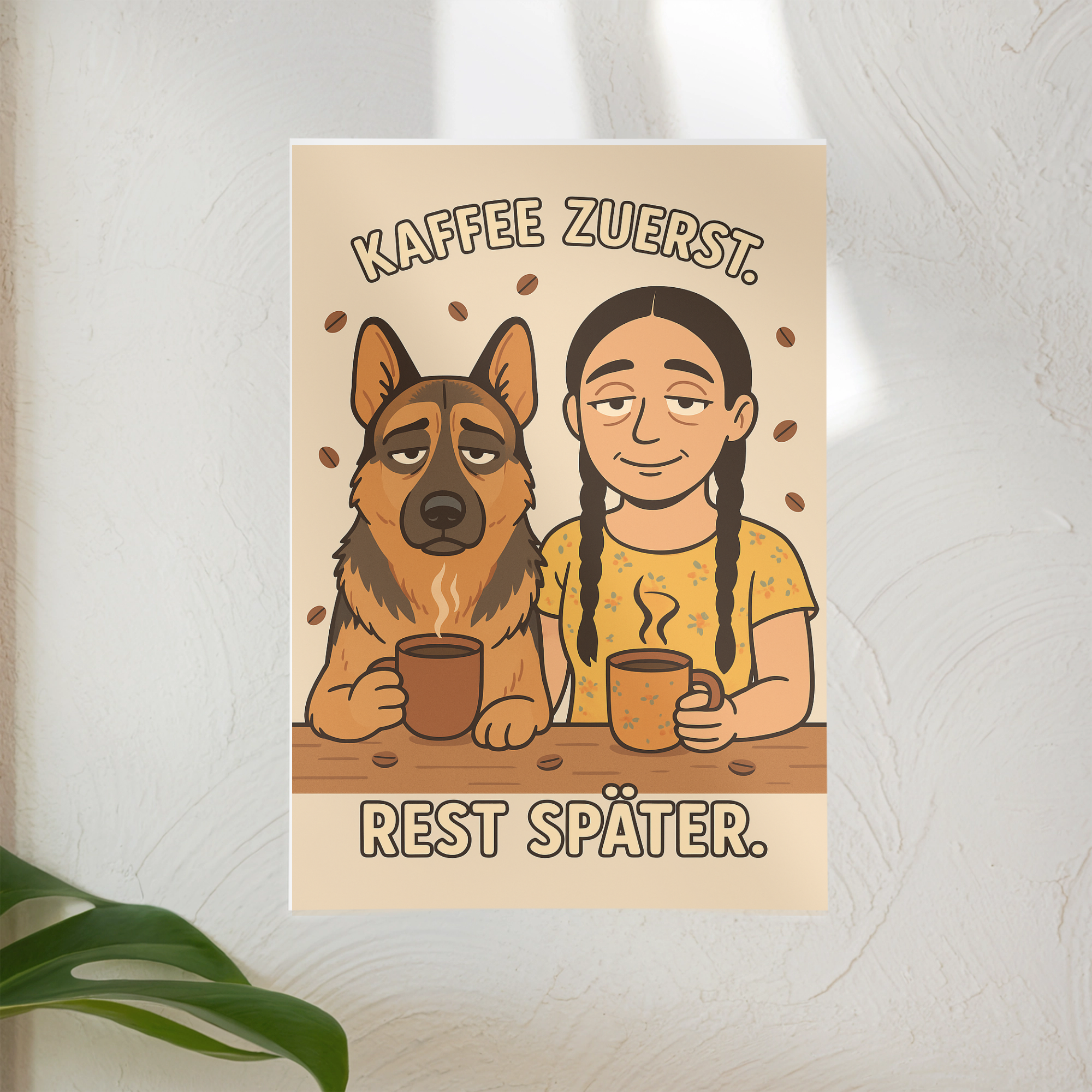 Kaffee zuerst. Rest später. | Digitaler Abzug _collection_collection