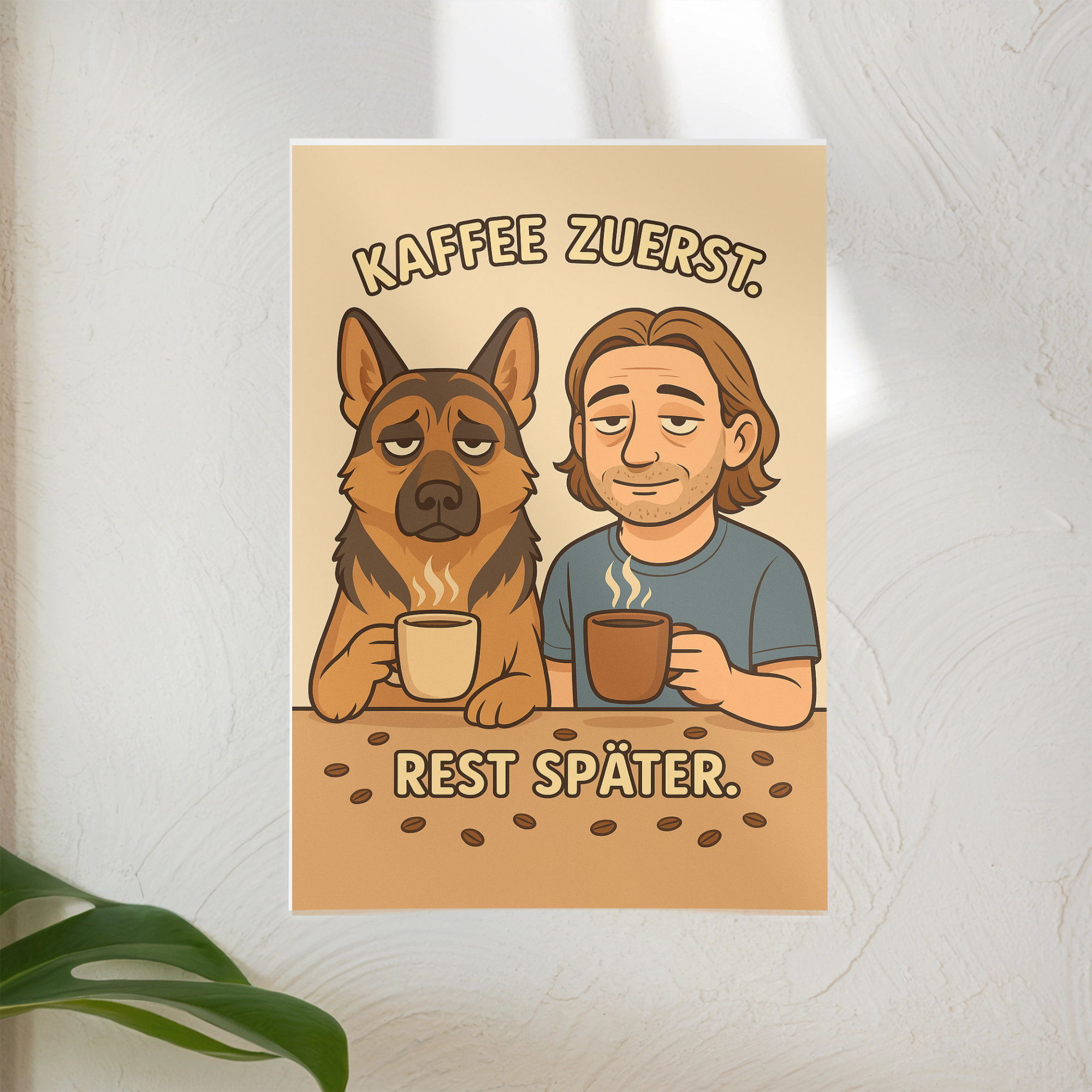 Kaffee zuerst. Rest später. | Digitaler Abzug _collection_collection