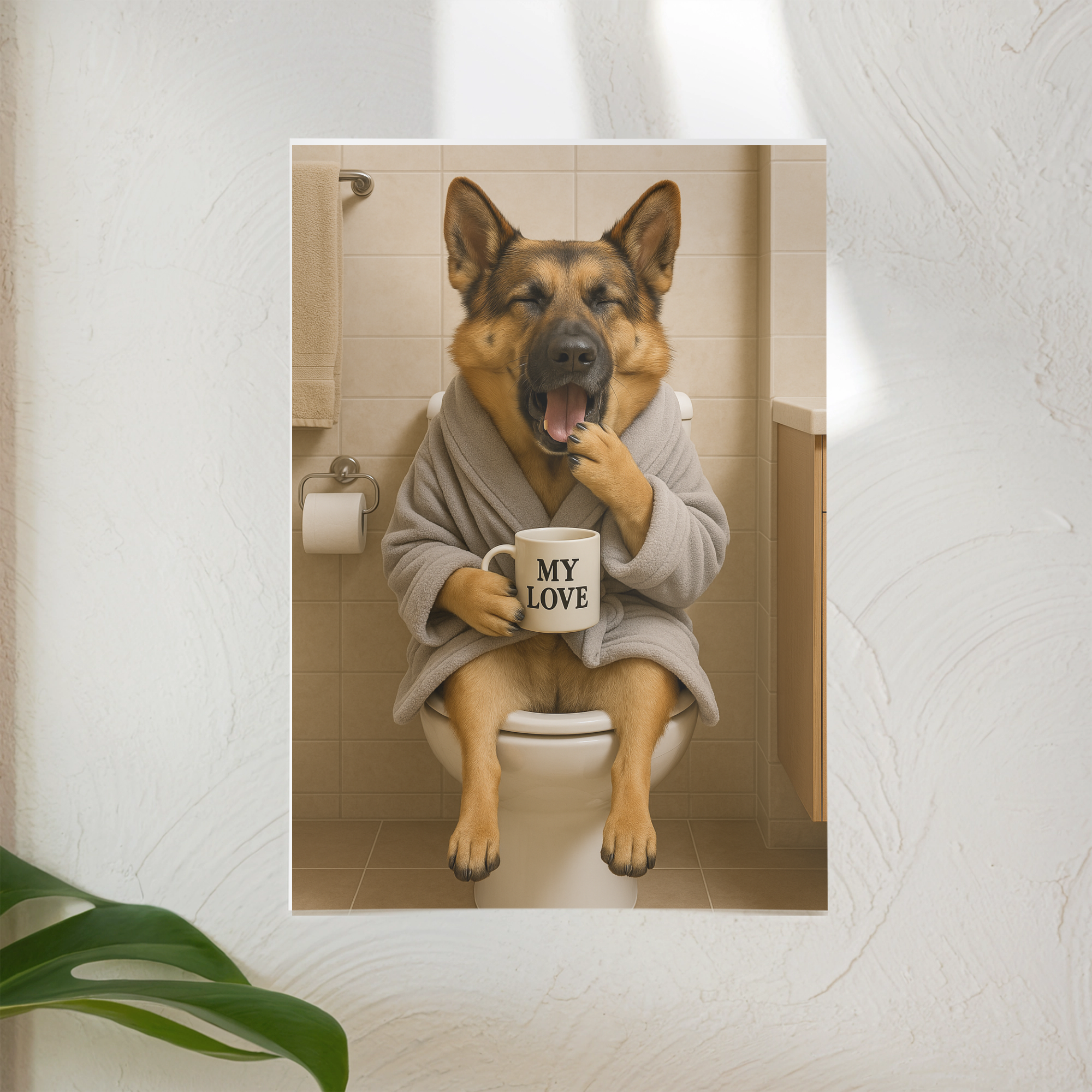 Morgendliches Geschäft | Digitaler Abzug _collection_collection