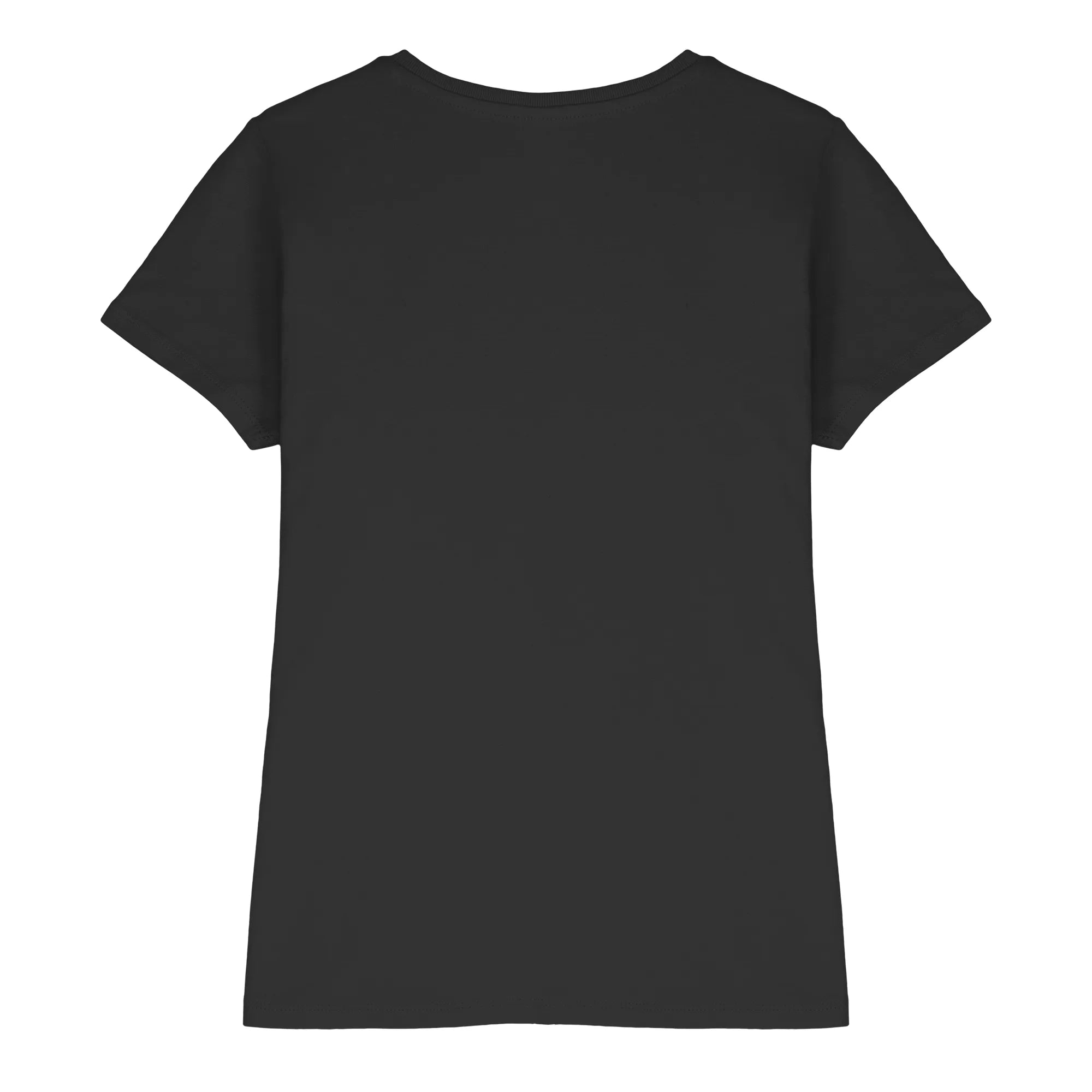 Ladies Premium Shirt-Black Back | MagicPetPrint-Overlay