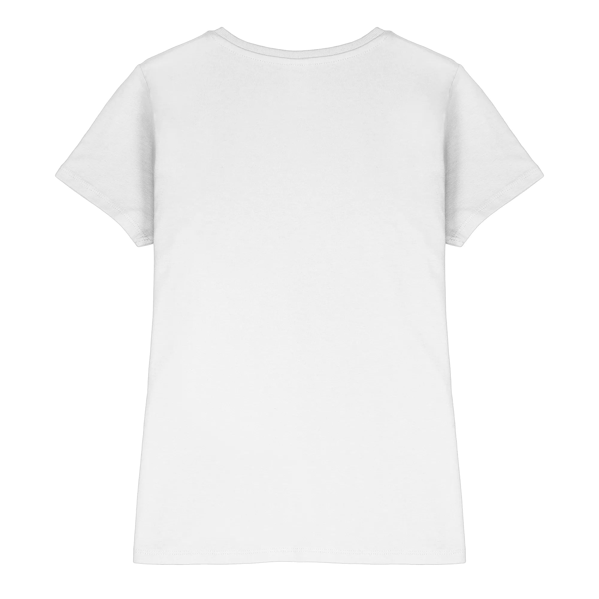 Ladies Premium Shirt-White Back | MagicPetPrint-Overlay