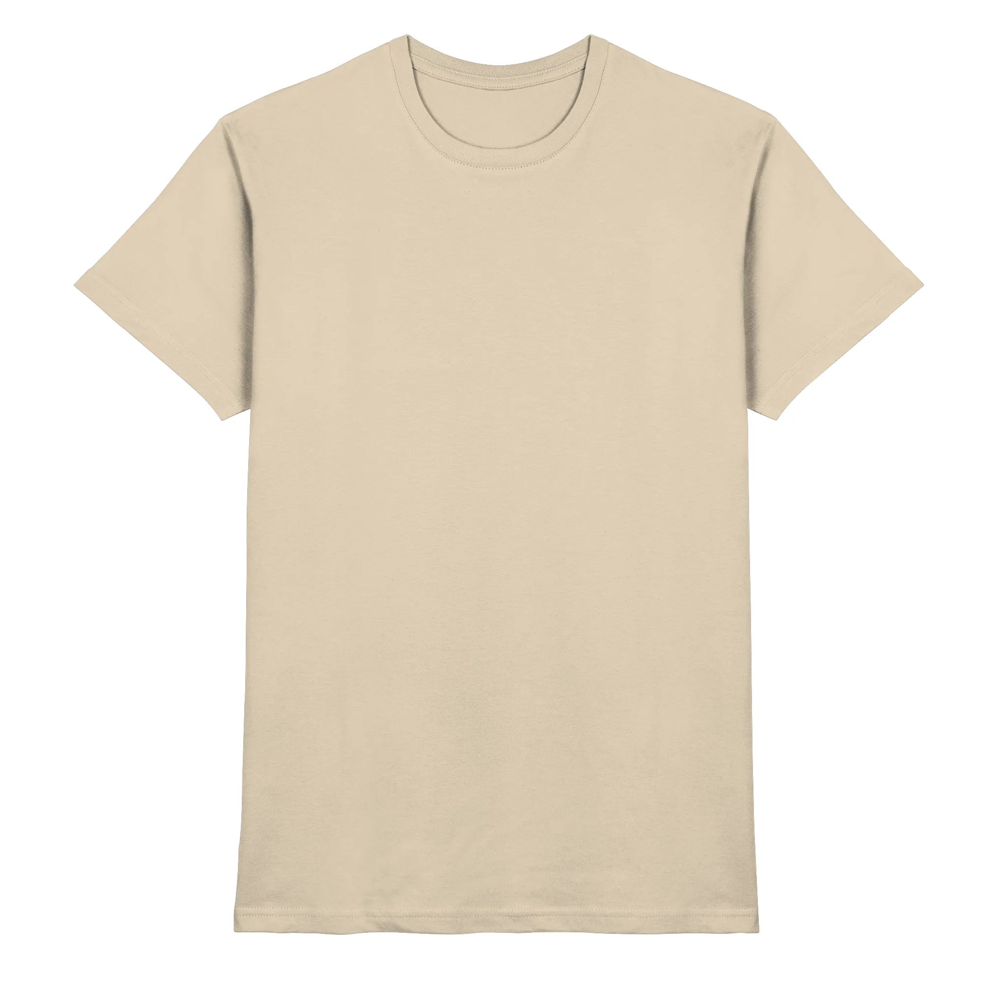 Premium Shirt-Sand Front | MagicPetPrint-Overlay