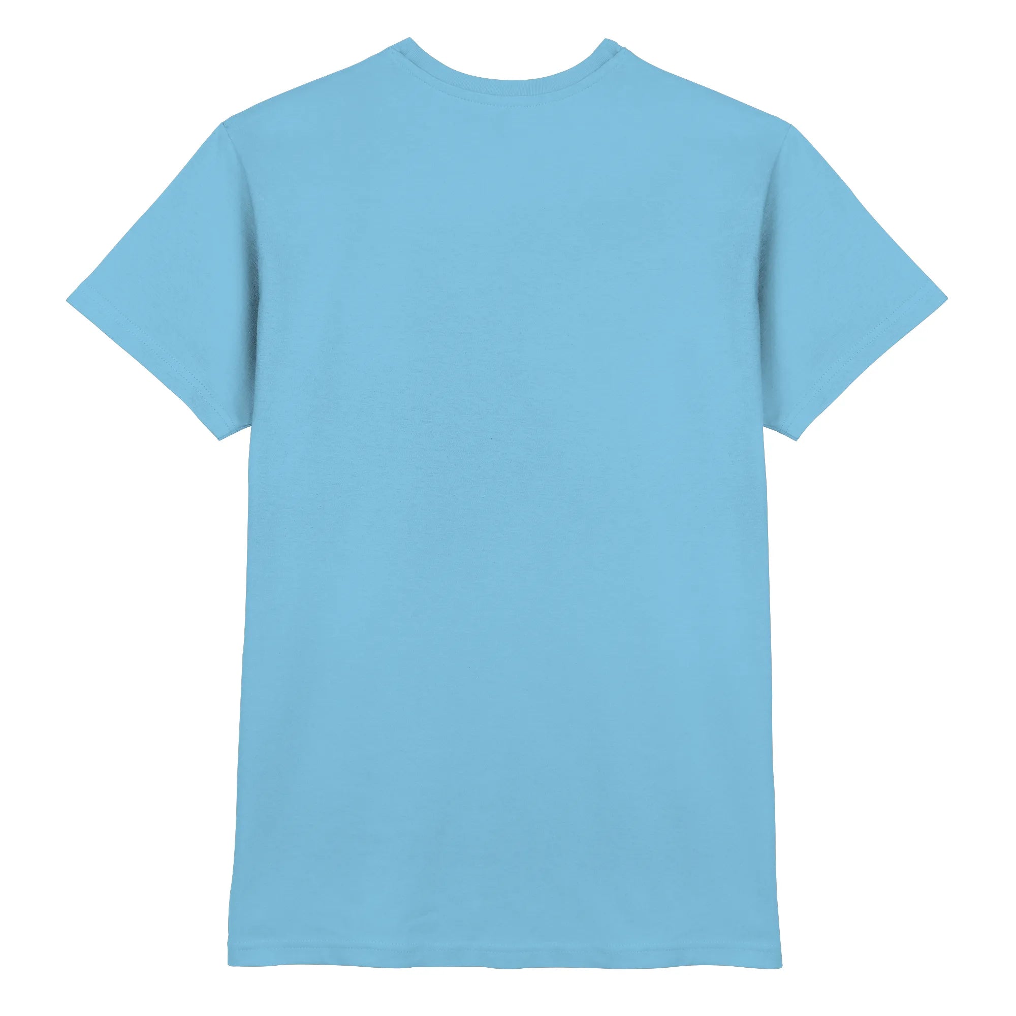 Premium Shirt-Sky Blue Back | MagicPetPrint-Overlay