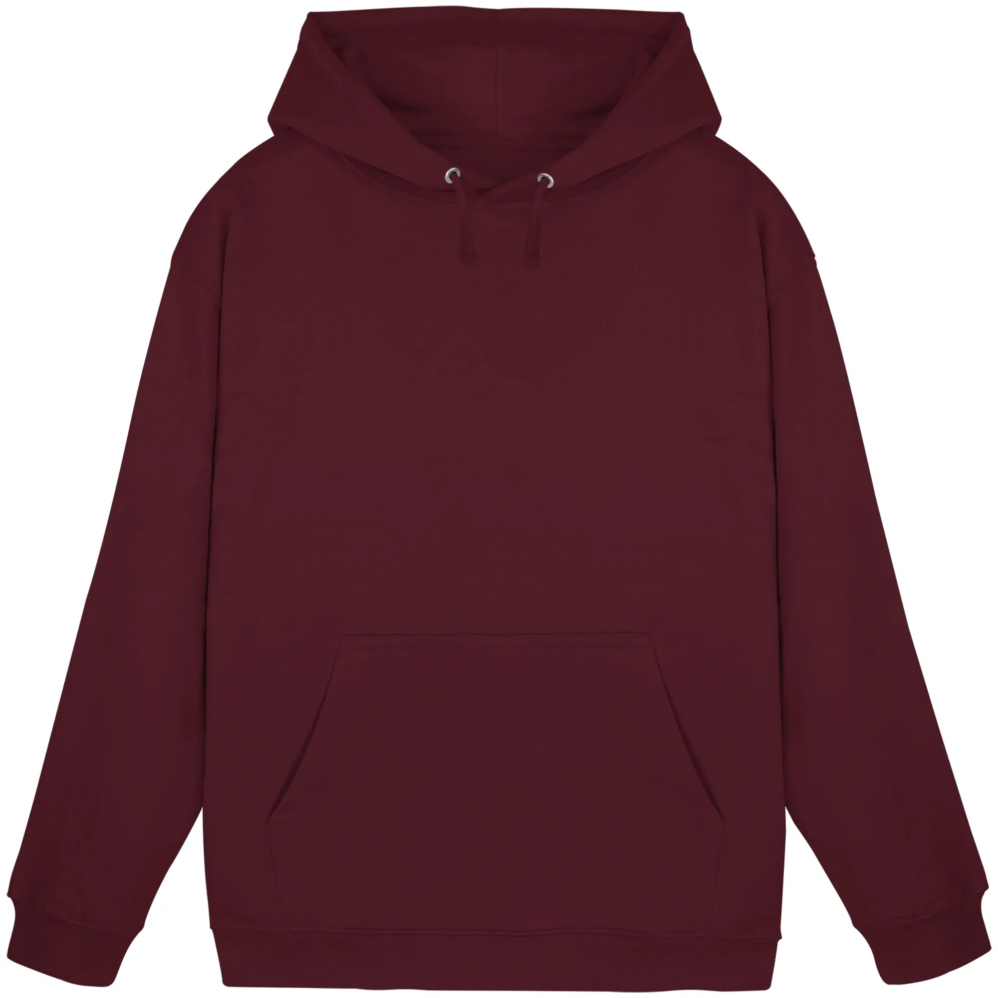 Basic Unisex Hoodie-Burgundy Front | MagicPetPrint-Overlay