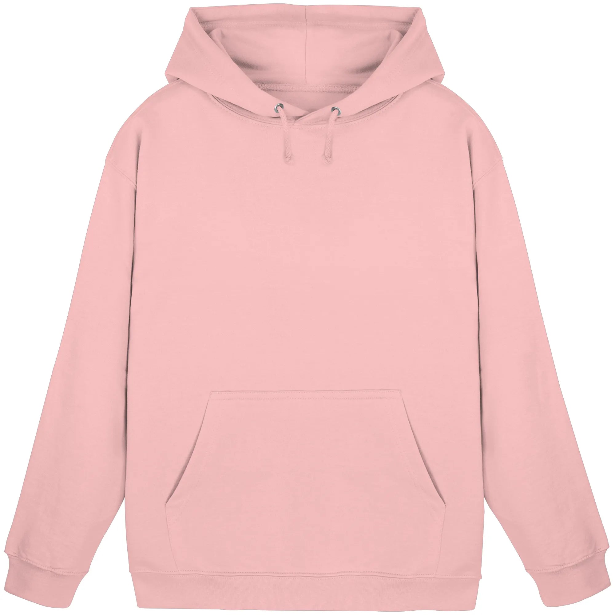 Basic Unisex Hoodie-Baby Pink Front | MagicPetPrint-Overlay