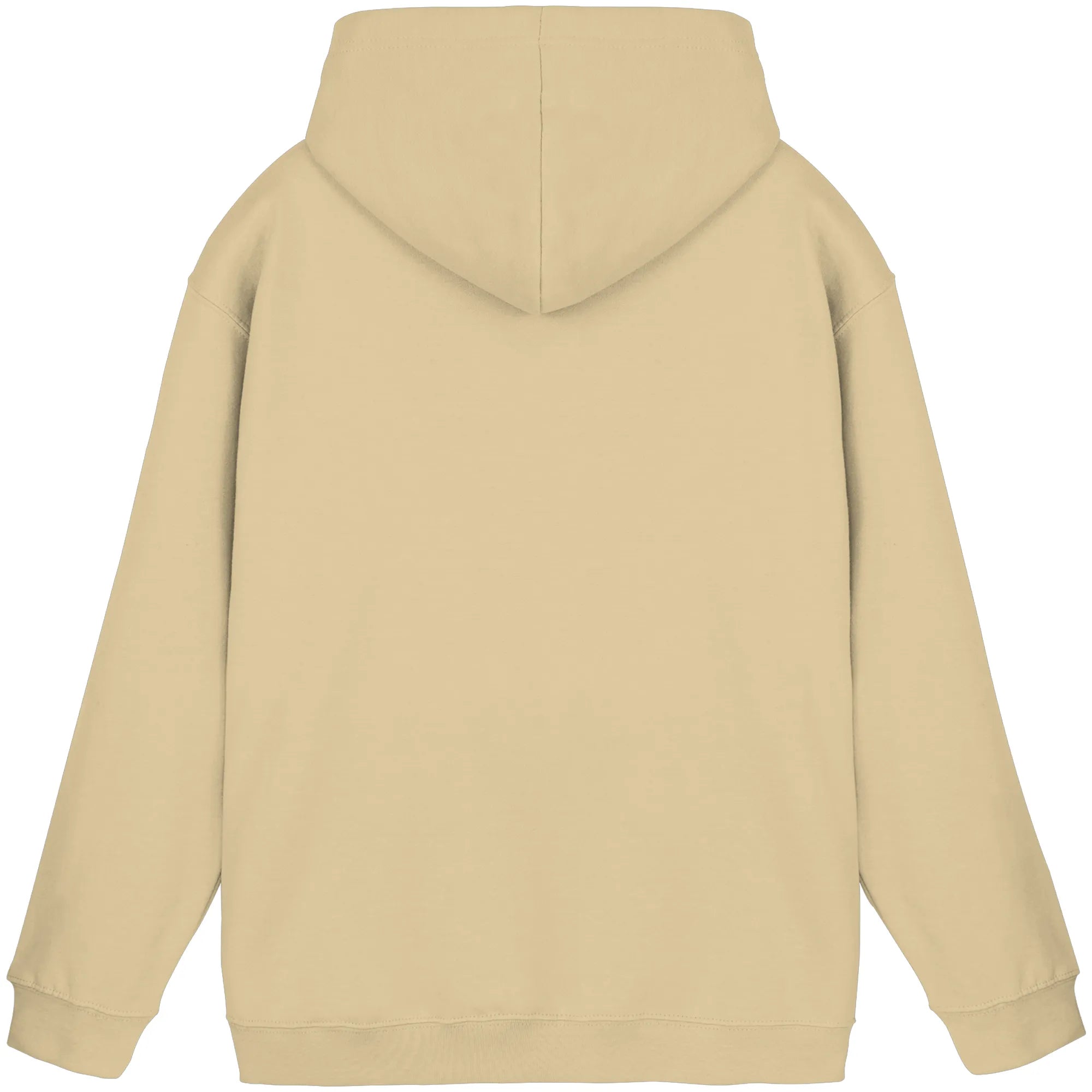 Basic Unisex Hoodie-Desert Sand Back | MagicPetPrint-Overlay