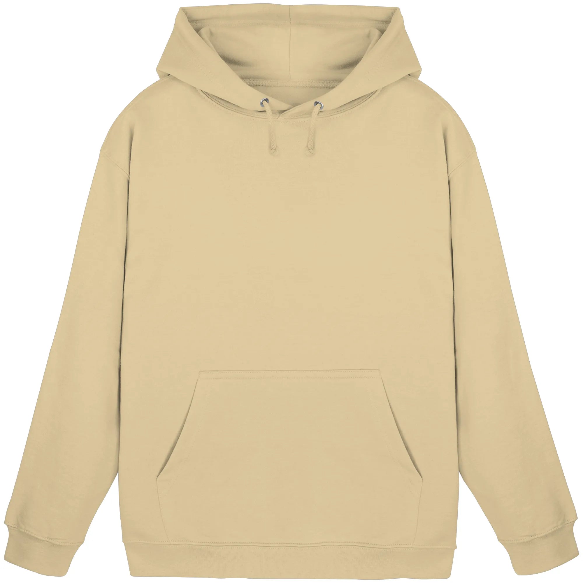 Basic Unisex Hoodie-Desert Sand Front | MagicPetPrint-Overlay