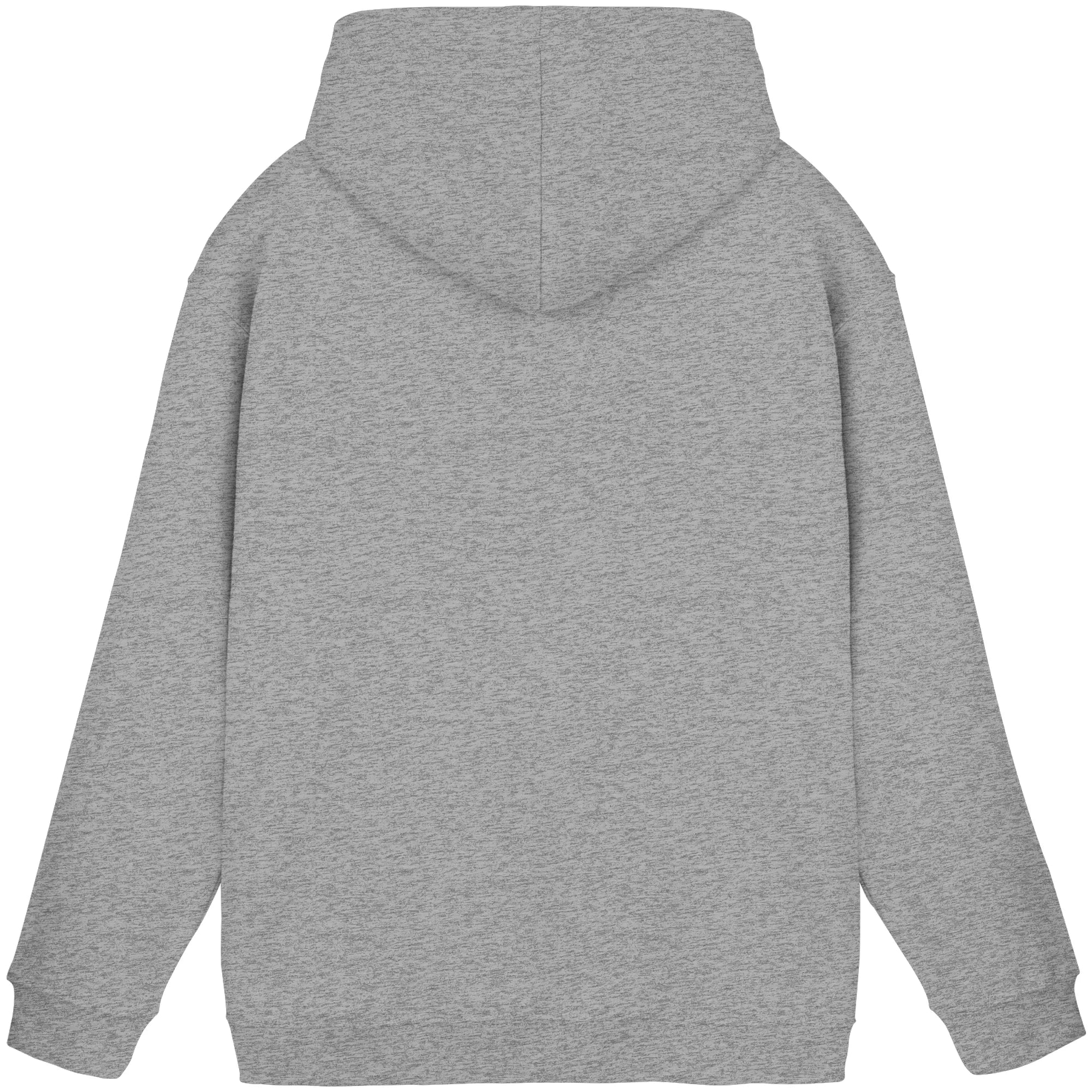 Basic Unisex Hoodie-Heather Grey Back | MagicPetPrint-Overlay