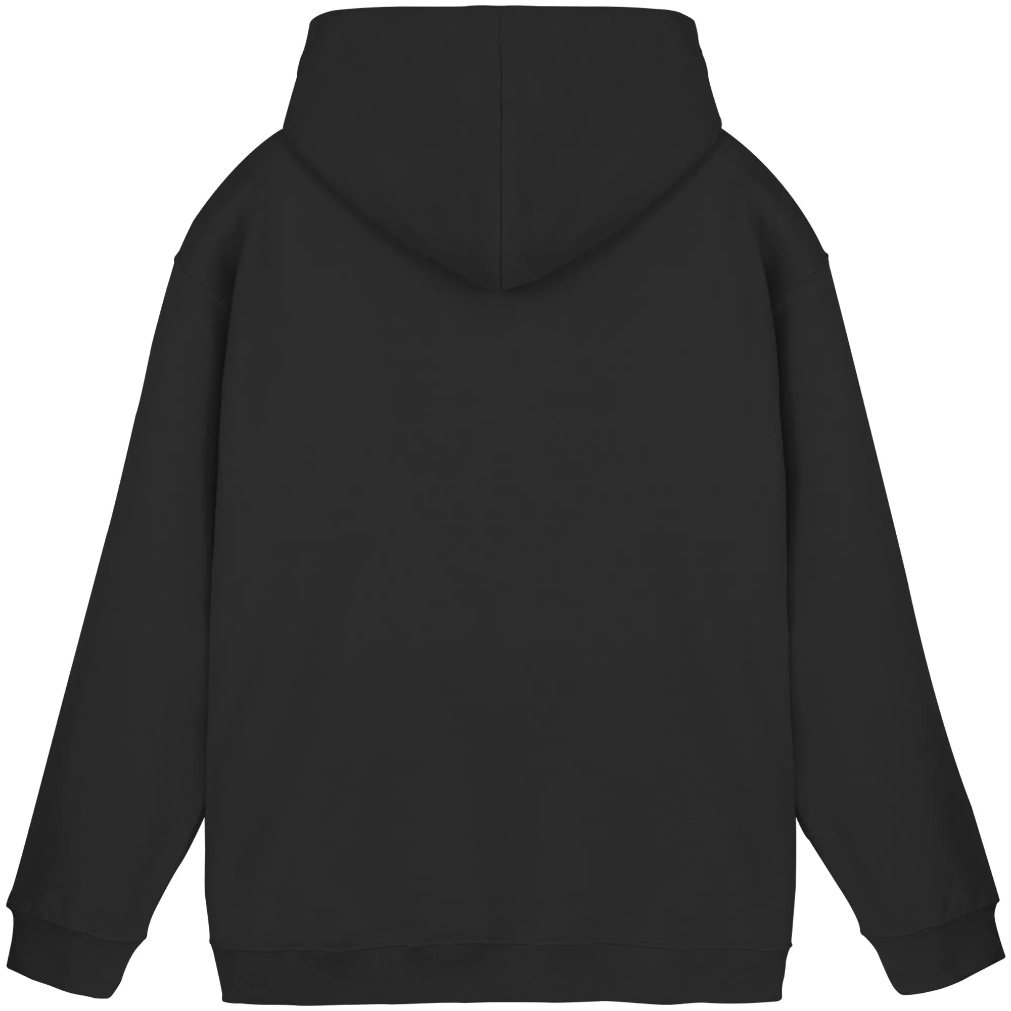 Basic Unisex Hoodie-Deep Black Back | MagicPetPrint-Overlay