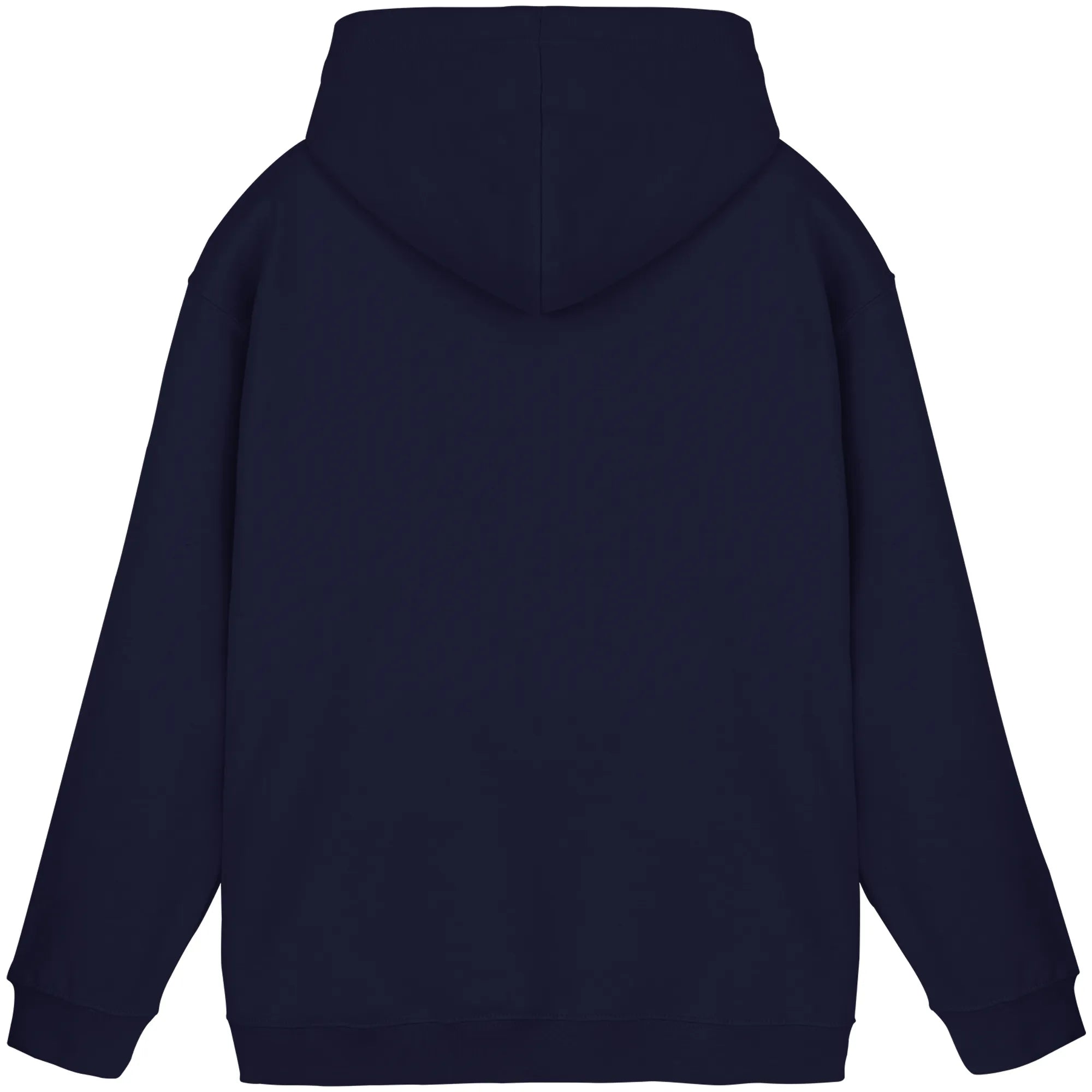 Basic Unisex Hoodie-Oxford Navy Back | MagicPetPrint-Overlay