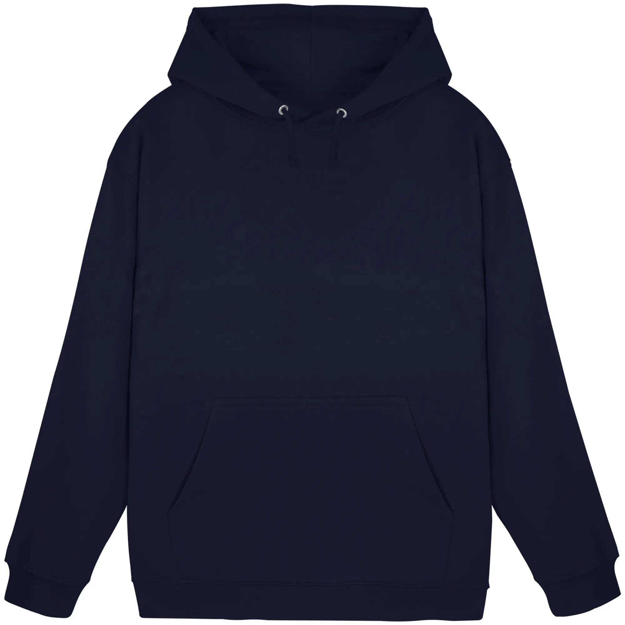 Basic Unisex Hoodie-Oxford Navy Front | MagicPetPrint-Overlay