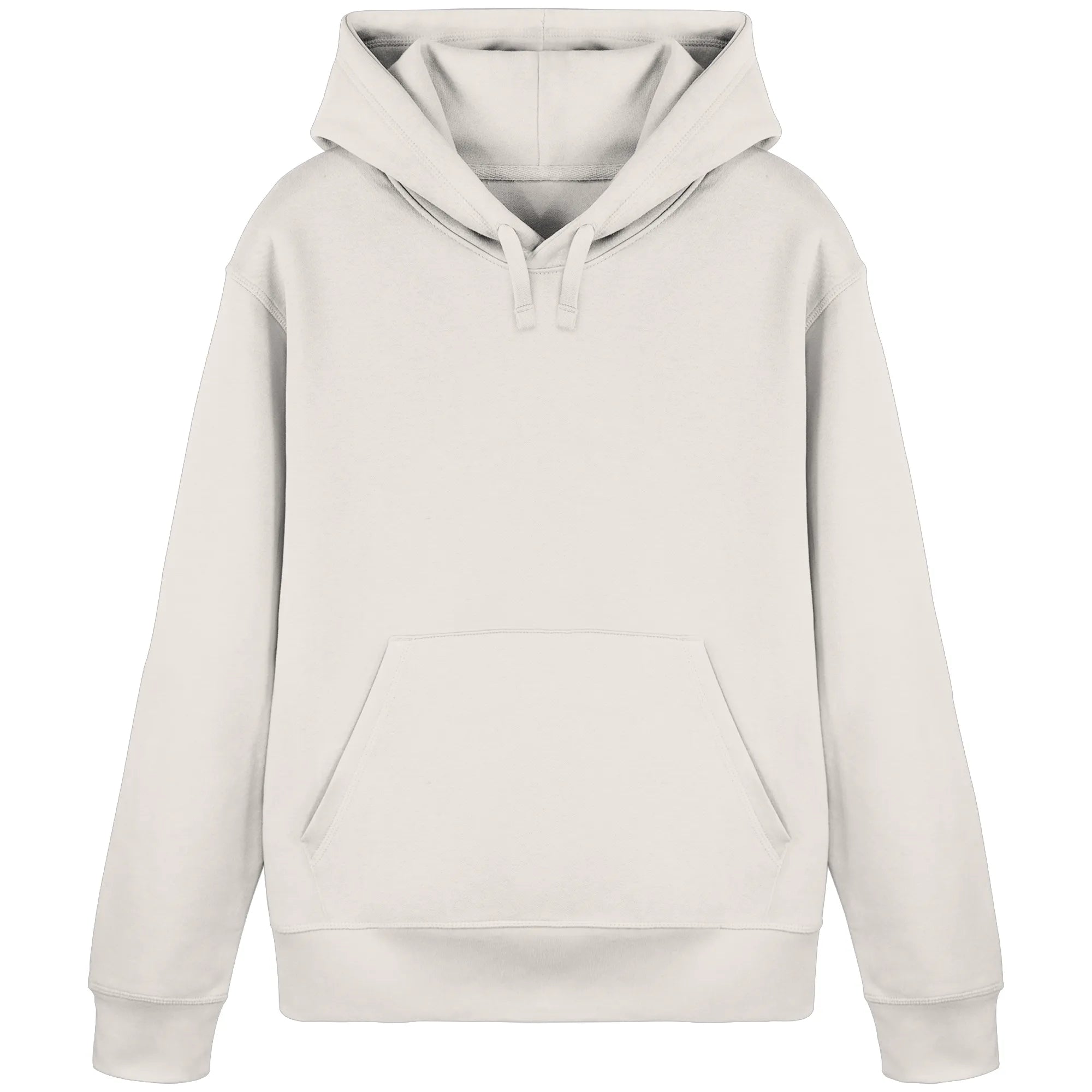 Organic Basic Hoodie-Vintage White Front | MagicPetPrint-Overlay