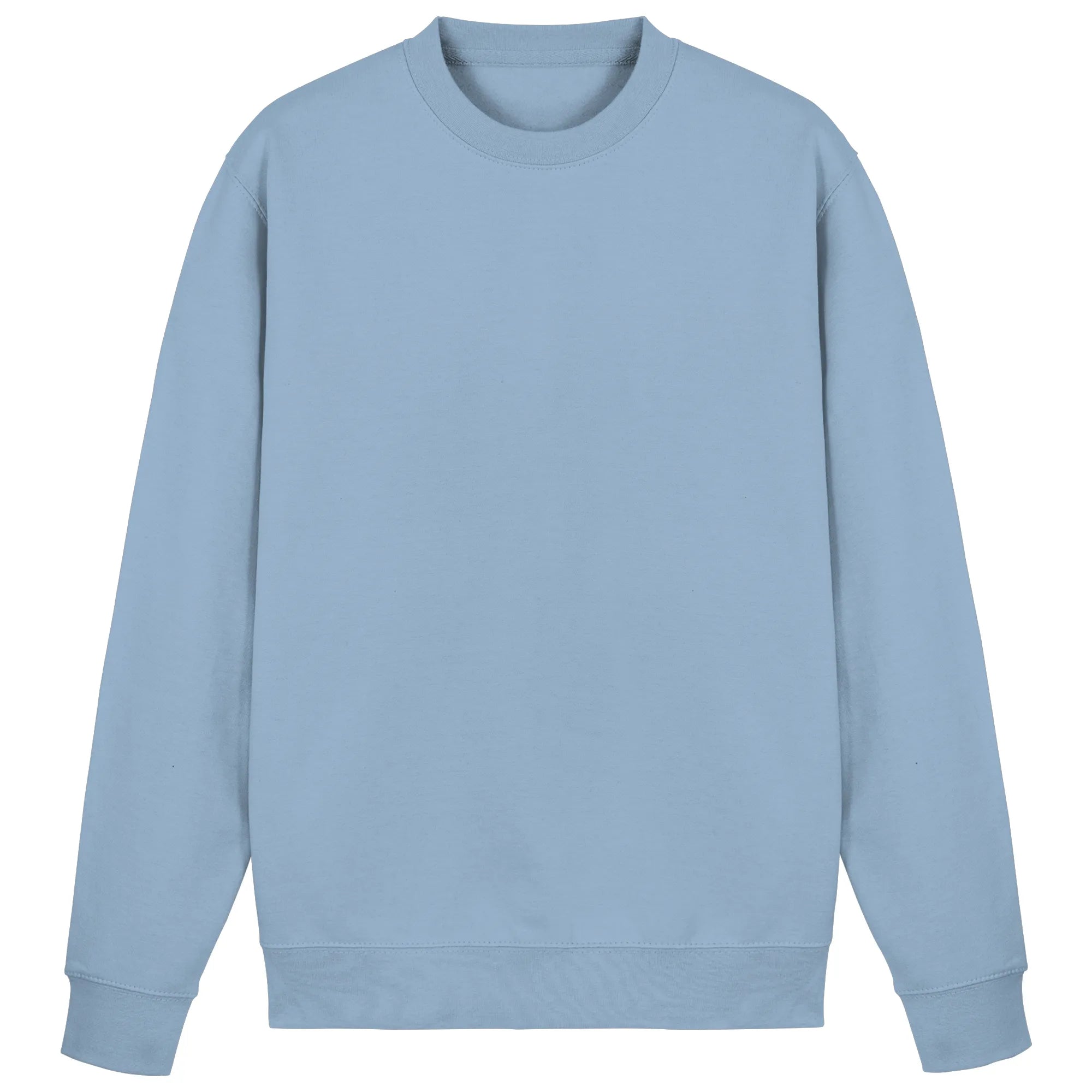 Basic Sweatshirt-Sky Blue Front | MagicPetPrint-Overlay