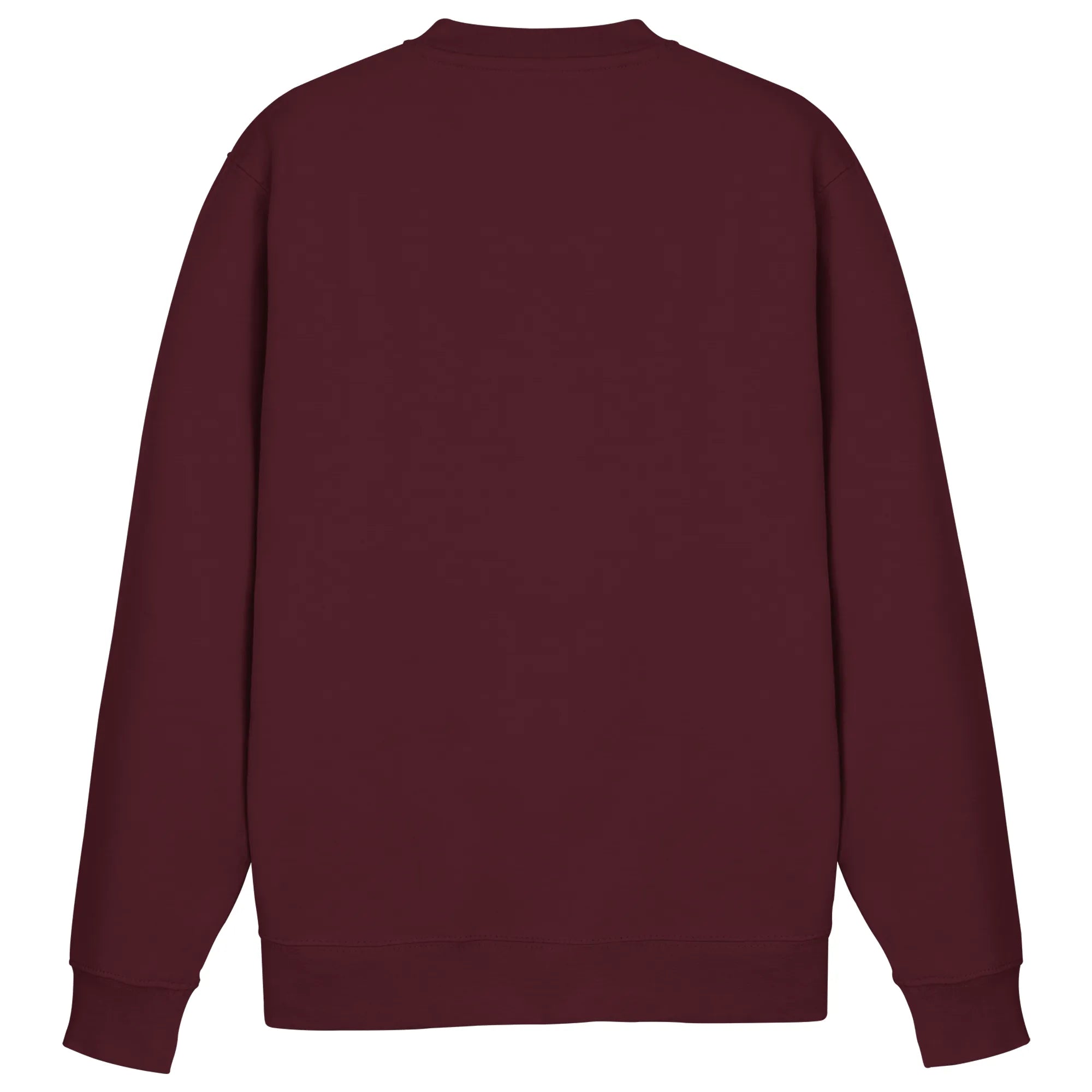Basic Sweatshirt-Burgundy Back | MagicPetPrint-Overlay