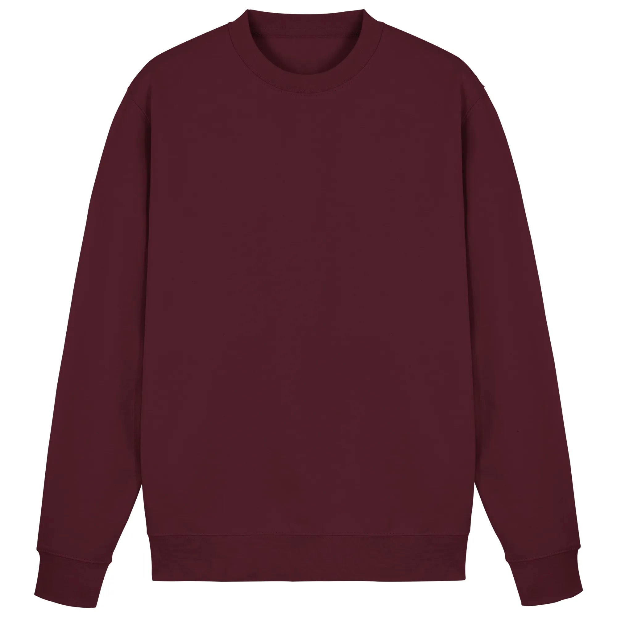 Basic Sweatshirt-Burgundy Front | MagicPetPrint-Overlay