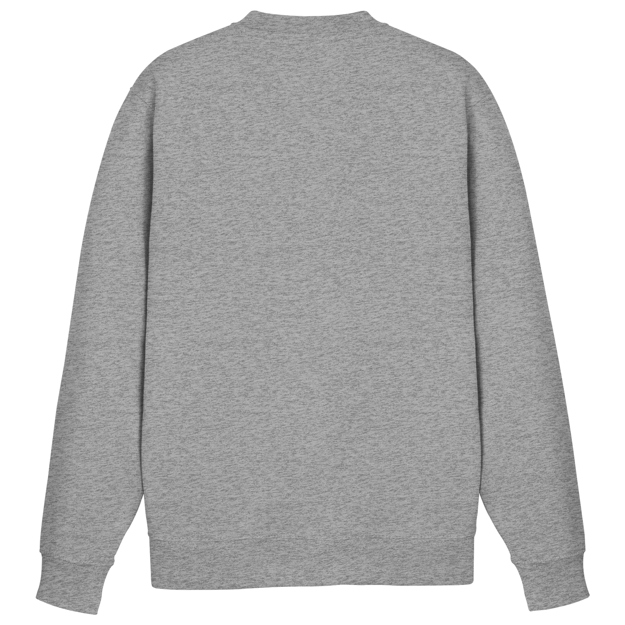 Basic Sweatshirt-Heather Grey Back | MagicPetPrint-Overlay