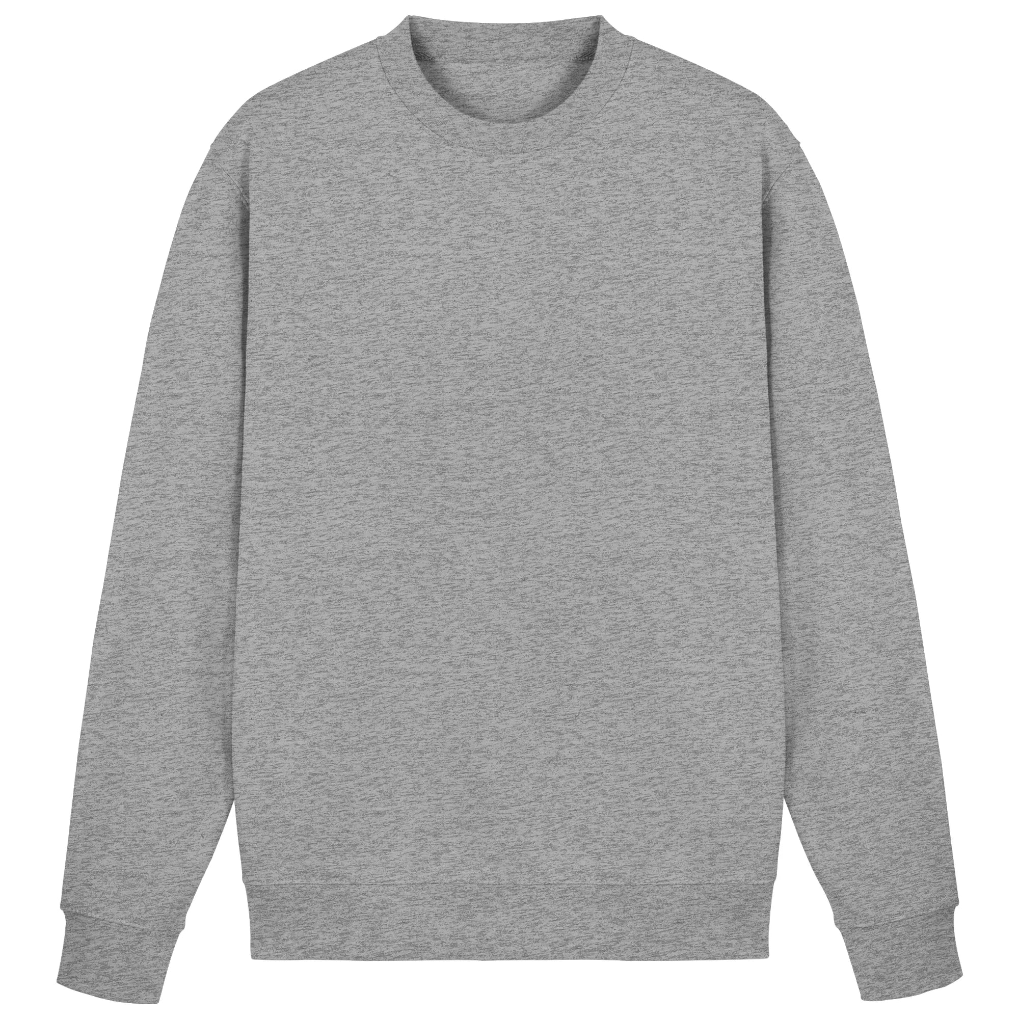 Basic Sweatshirt-Heather Grey Front | MagicPetPrint-Overlay