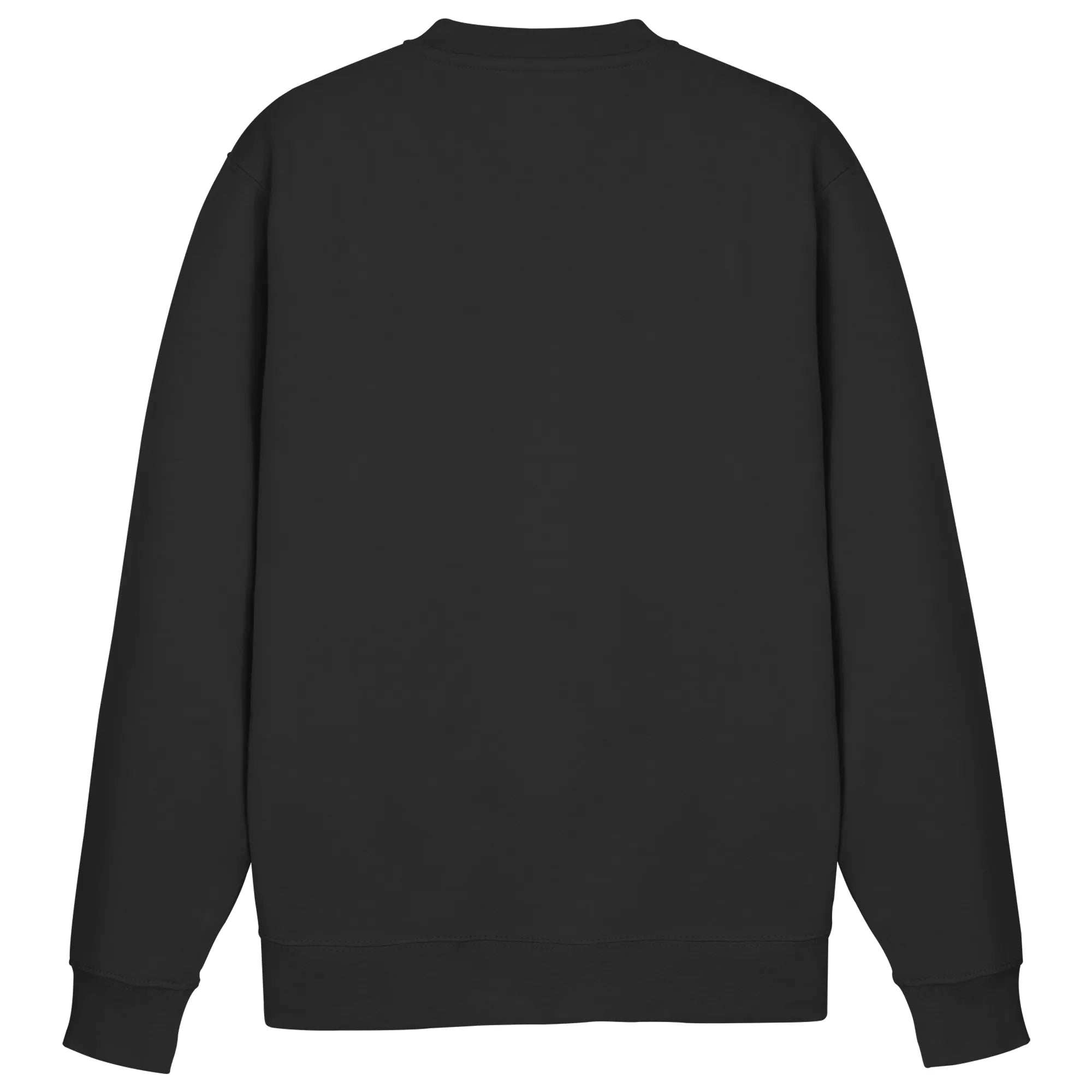 Basic Sweatshirt-Deep Black Back | MagicPetPrint-Overlay