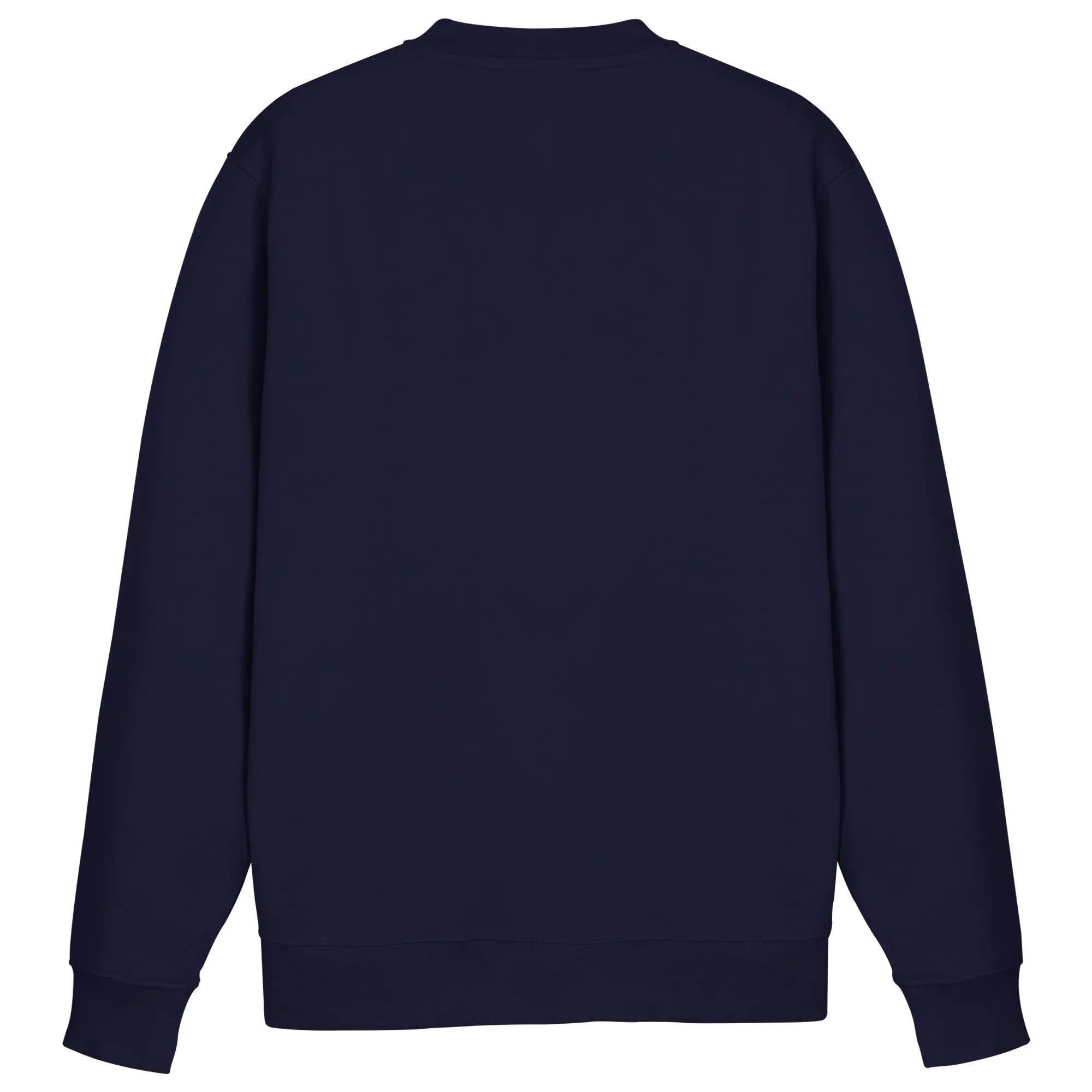 Basic Sweatshirt-Oxford Navy Back | MagicPetPrint-Overlay