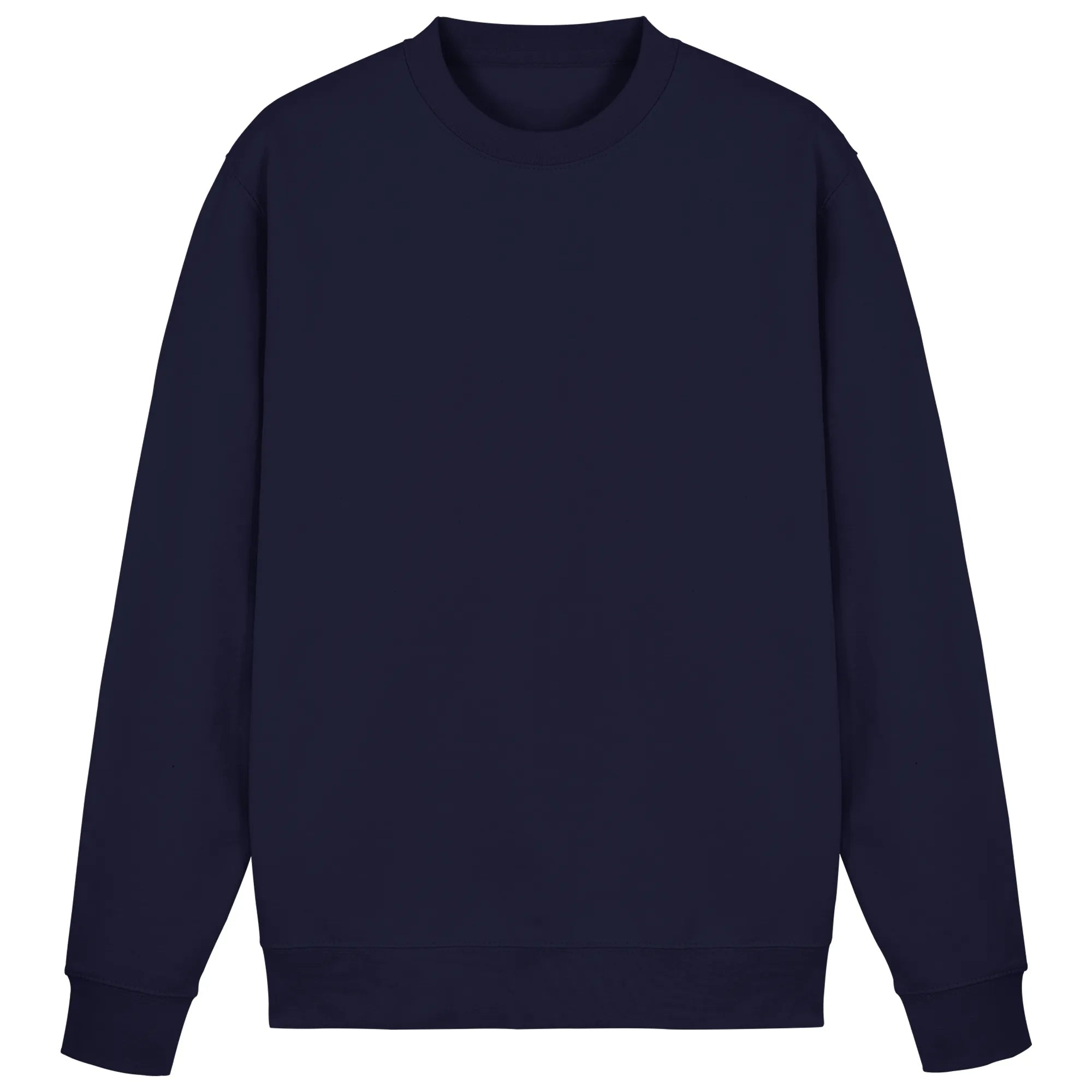 Basic Sweatshirt-Oxford Navy Front | MagicPetPrint-Overlay