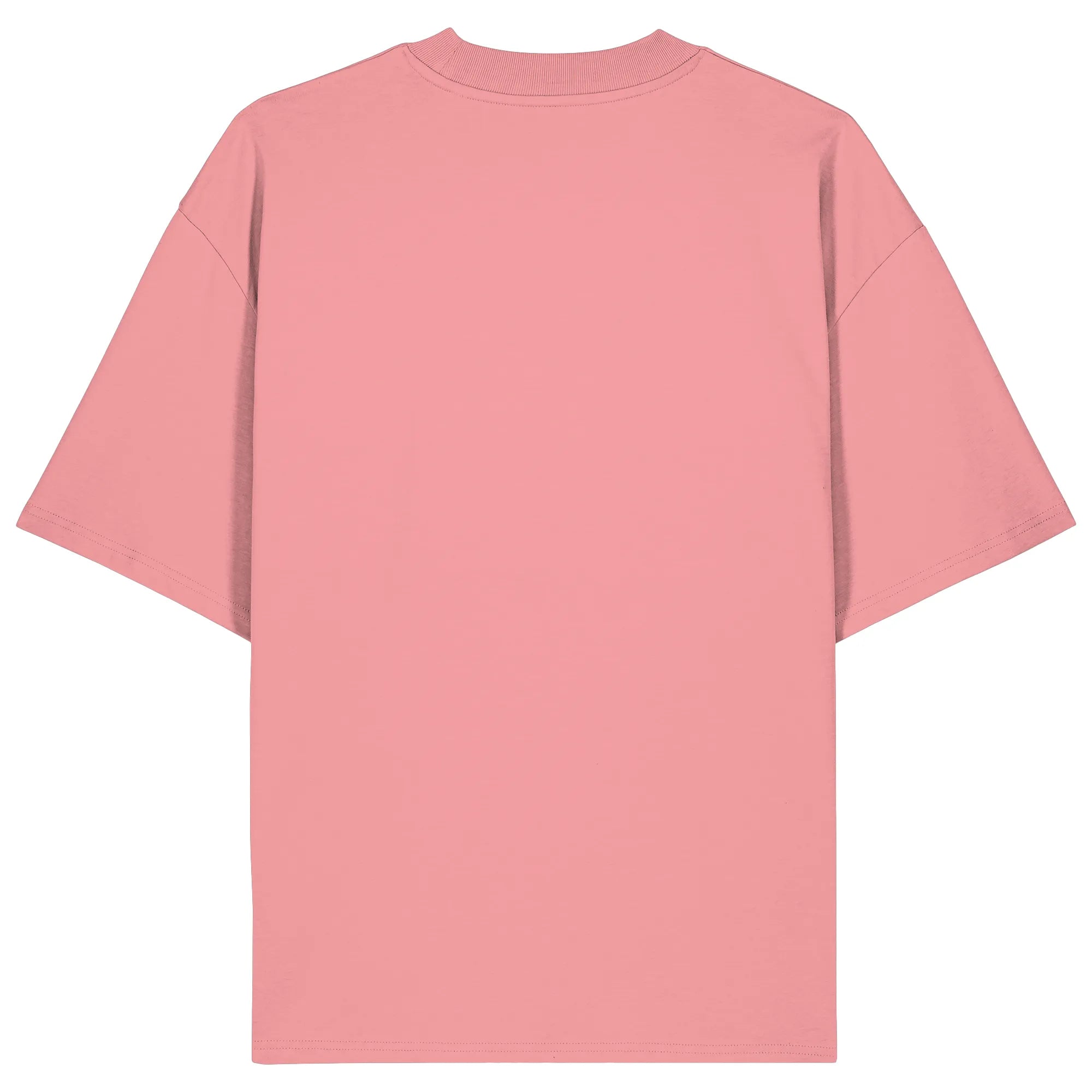 Organic Oversize Shirt-Pink Joy Back | MagicPetPrint-Overlay