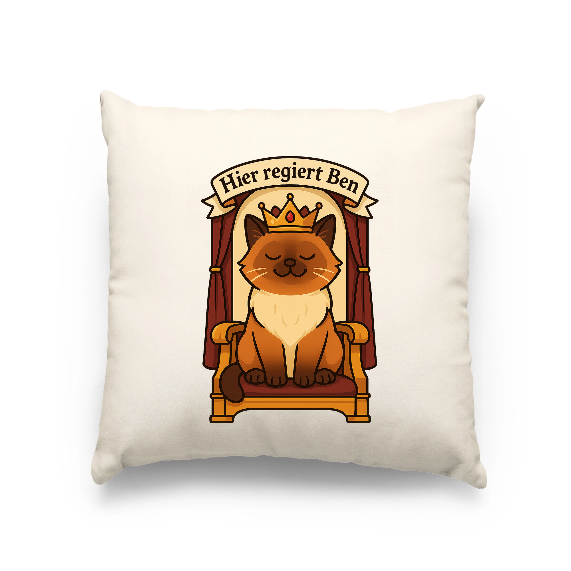 Hier regiert + Name | Kissen _collection