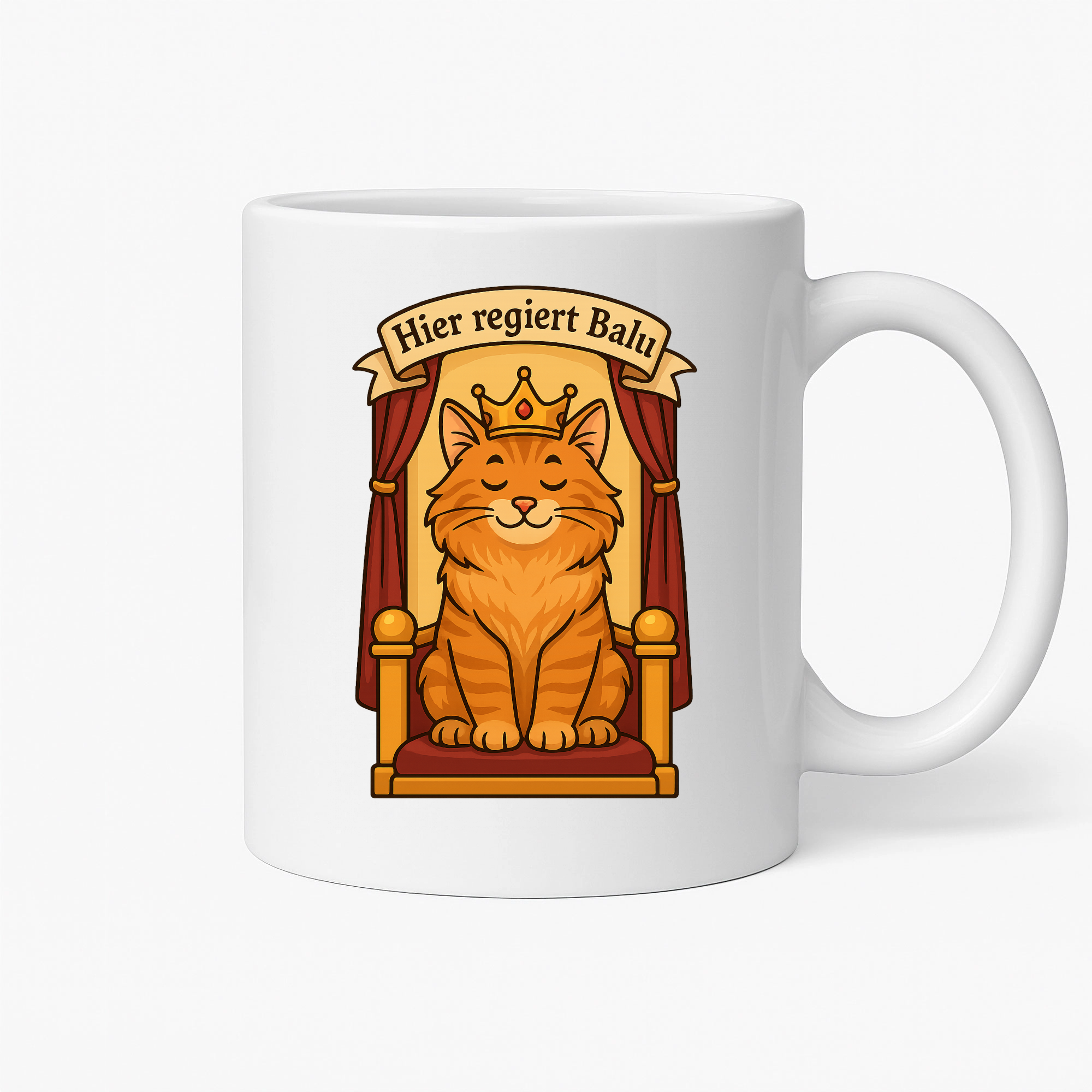 Hier regiert + Name | Tasse _collection