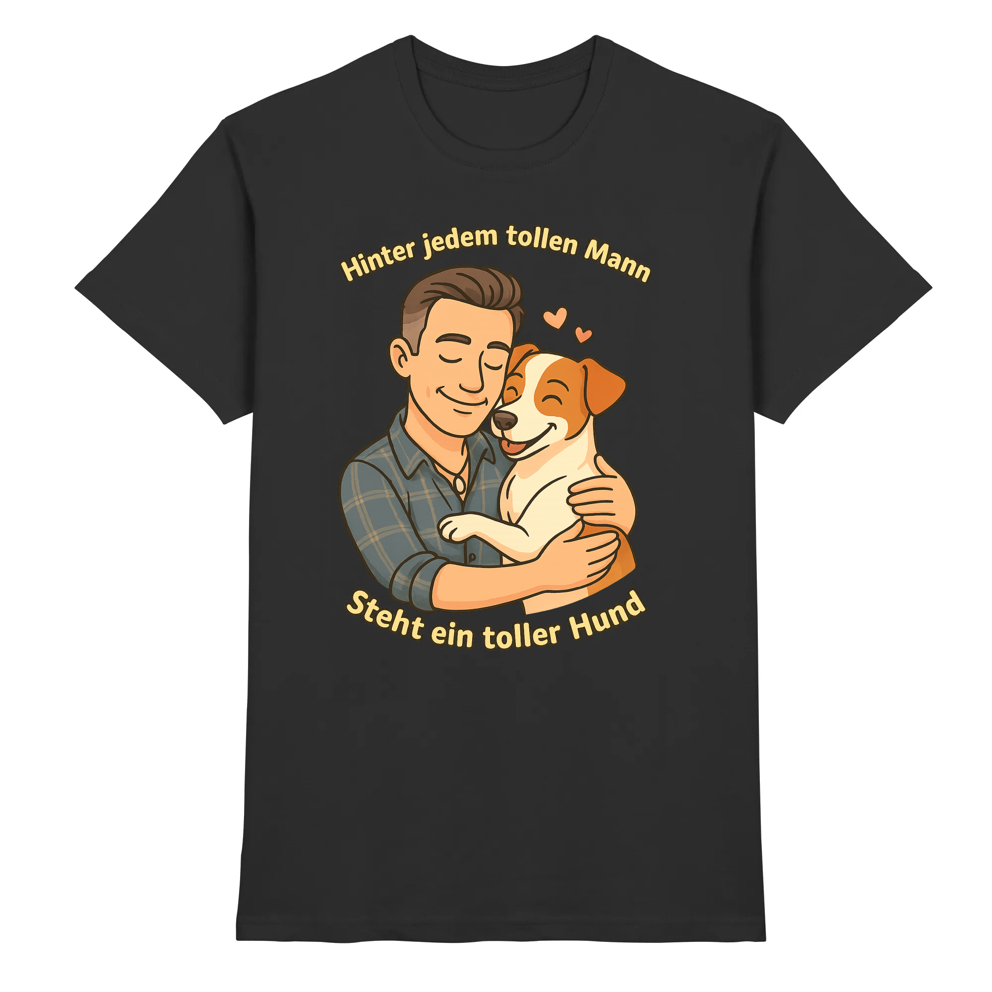 Hinter jedem tollen Mann steht ein toller Hund | T-Shirt_collection