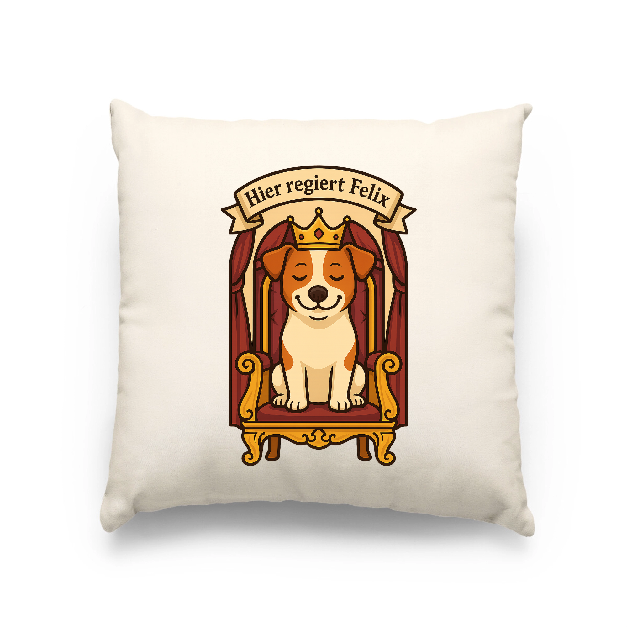 Hier regiert + Name | Kissen _collection