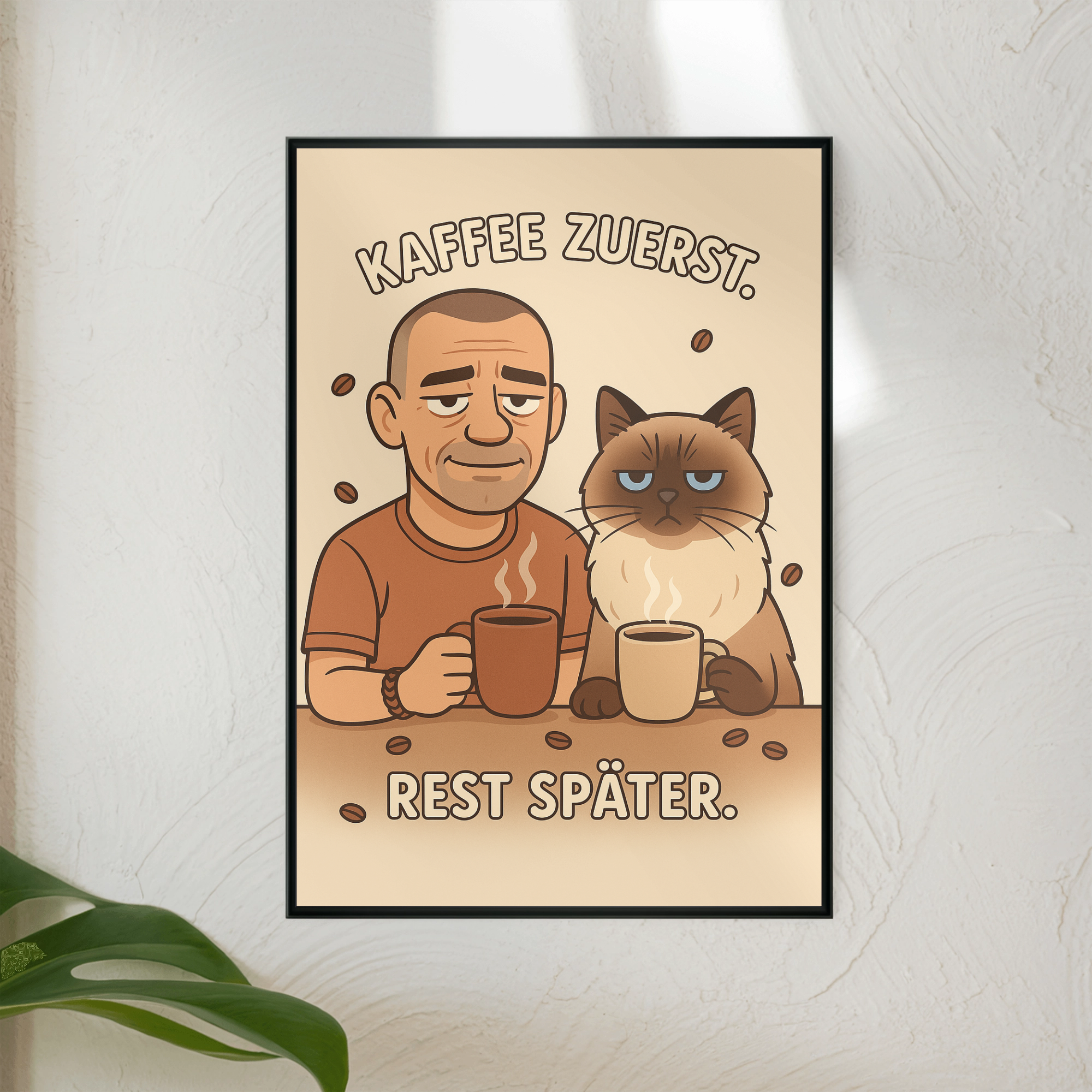 Kaffee zuerst. Rest später. | Poster _collection_collection