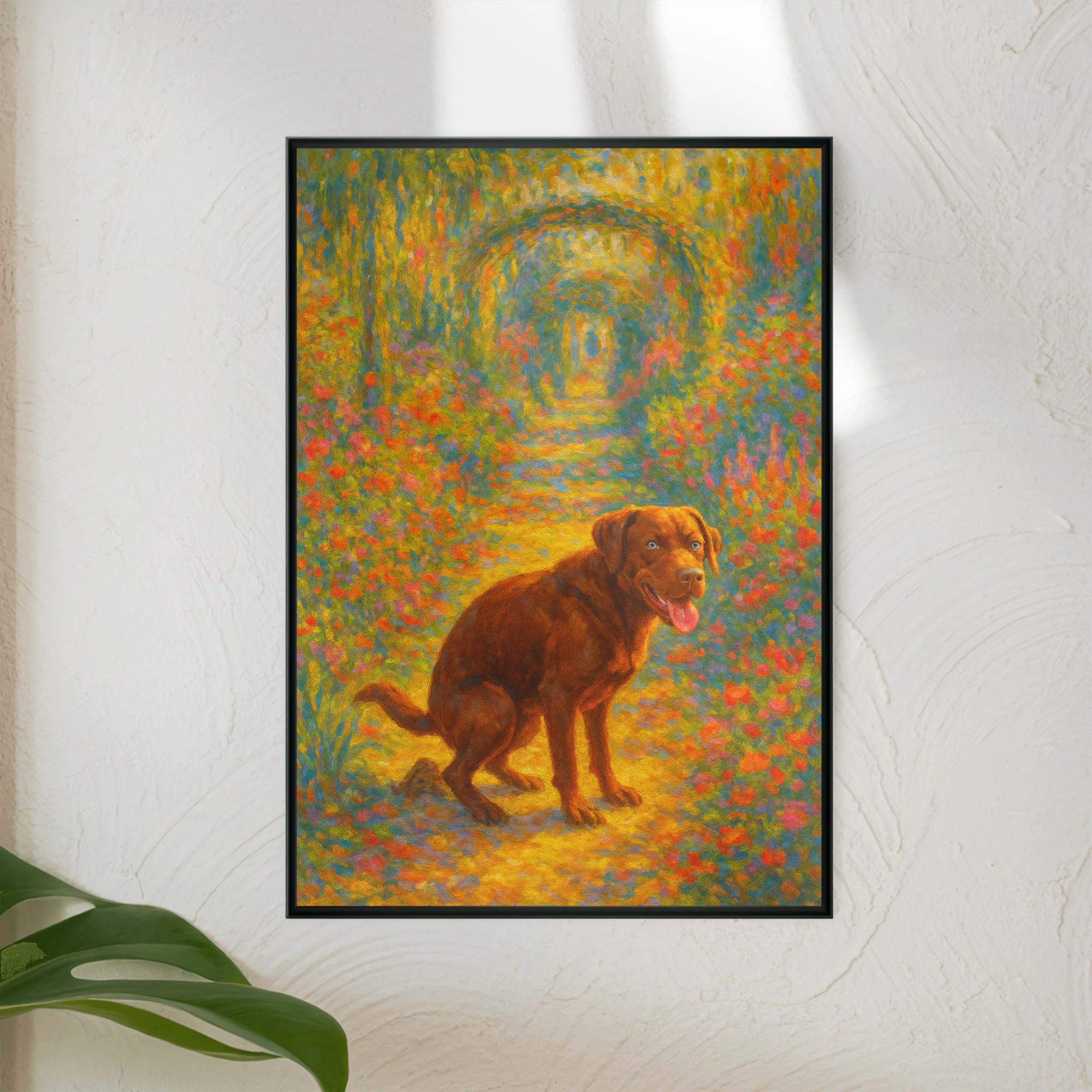 Shitting on Monet | Poster _collection_collection