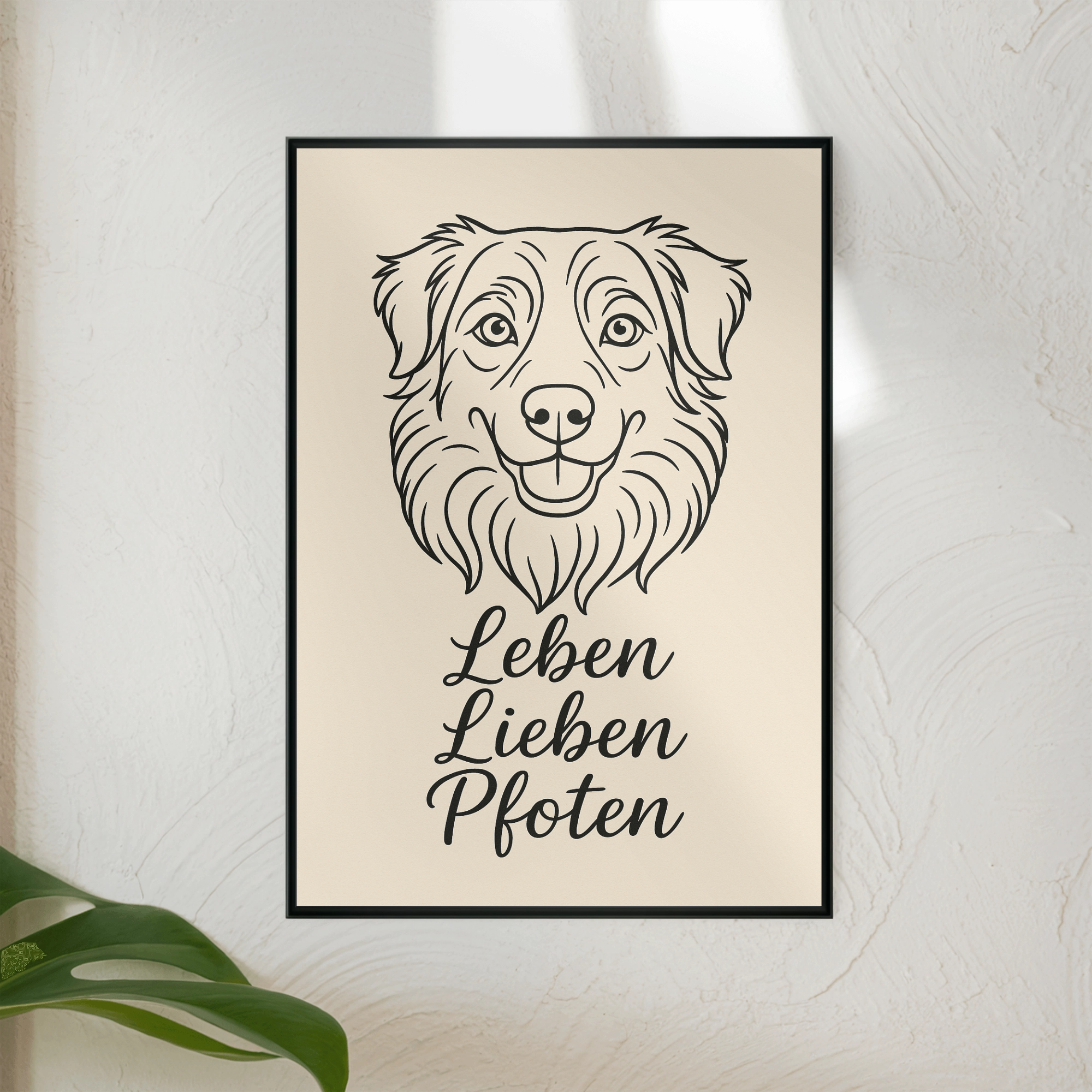 Leben Lieben pfoten - Fineline | Poster _collection_collection