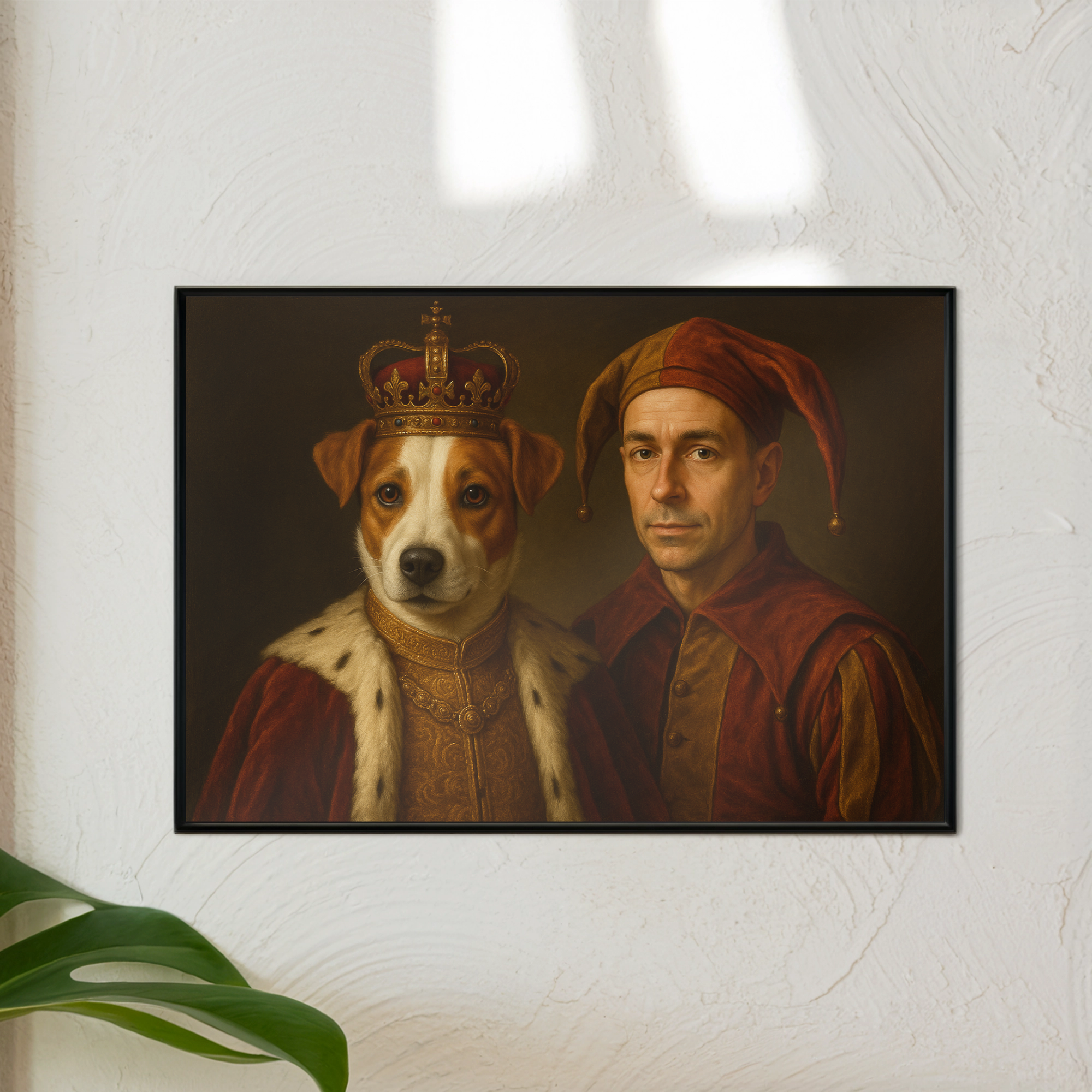 Königliches Ölgemälde mit Hofnarr | Poster _collection_collection