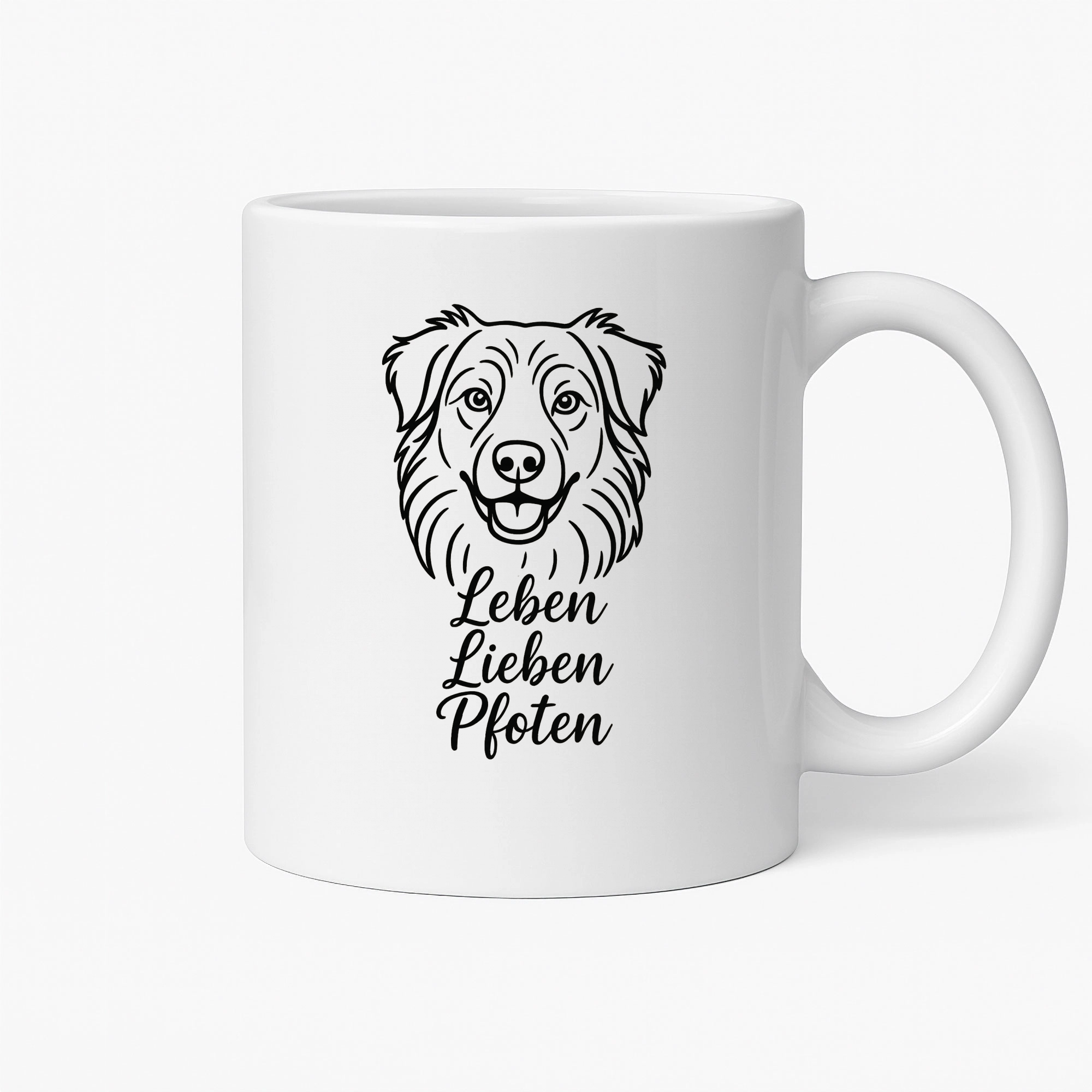 Leben Lieben pfoten - Fineline | Tasse _collection