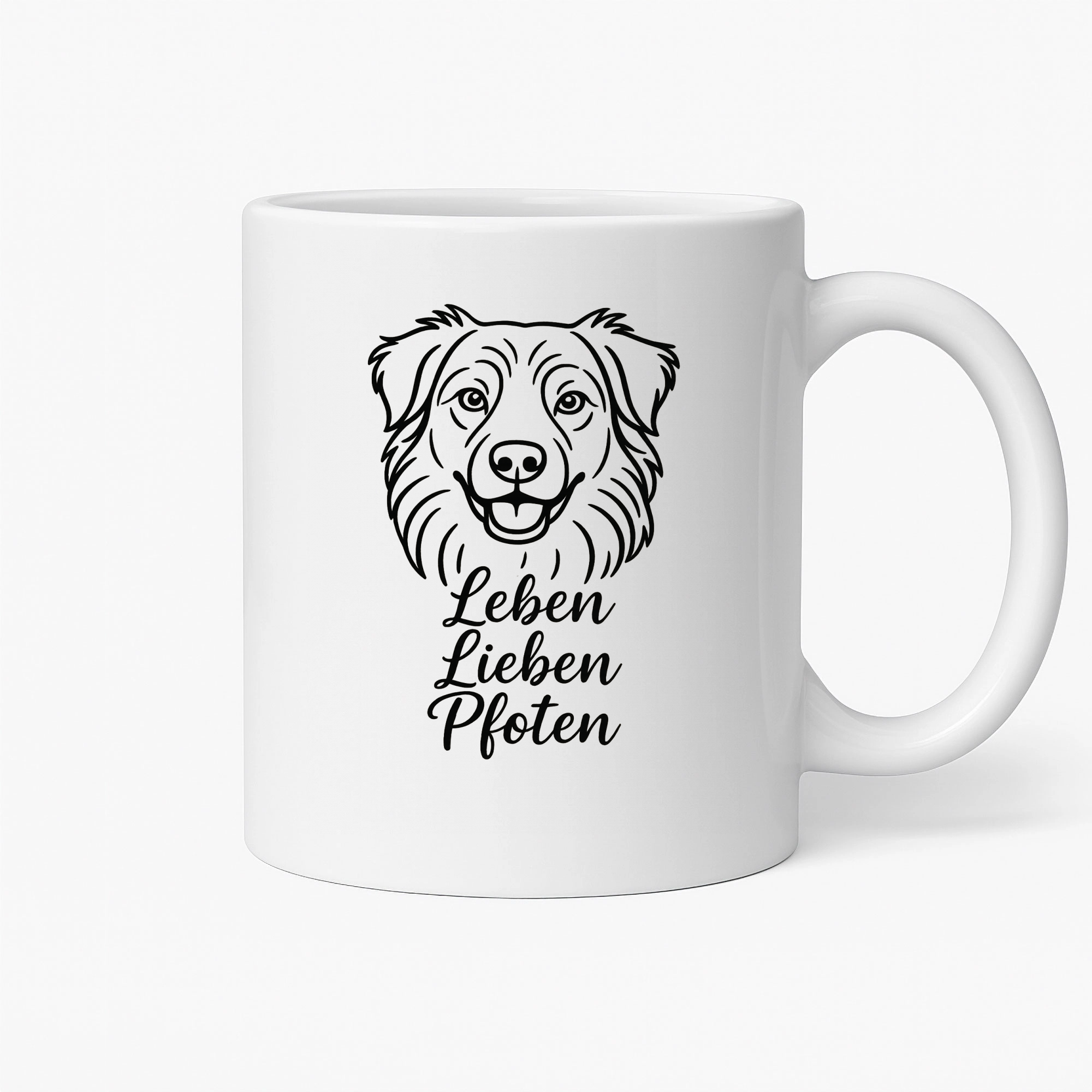 Leben Lieben pfoten - Fineline | Tasse _collection_collection