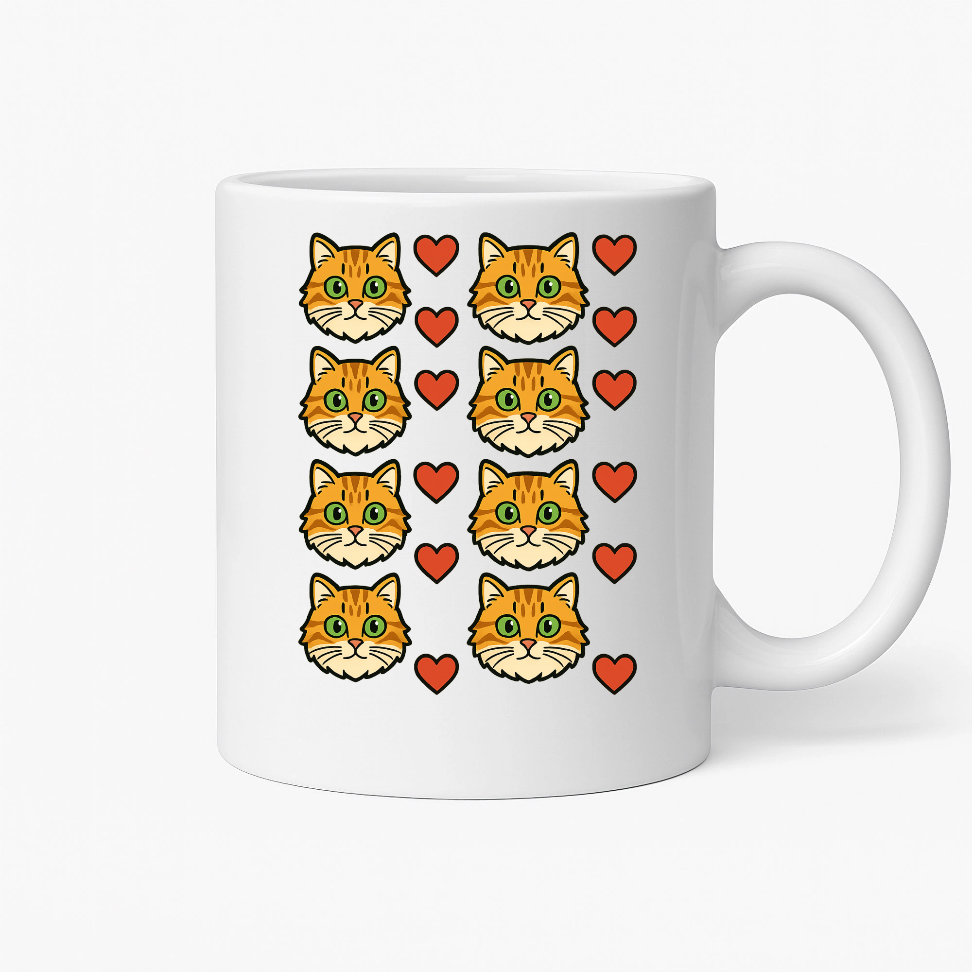 Kleine Köpfe mit Herzen | Tasse _collection