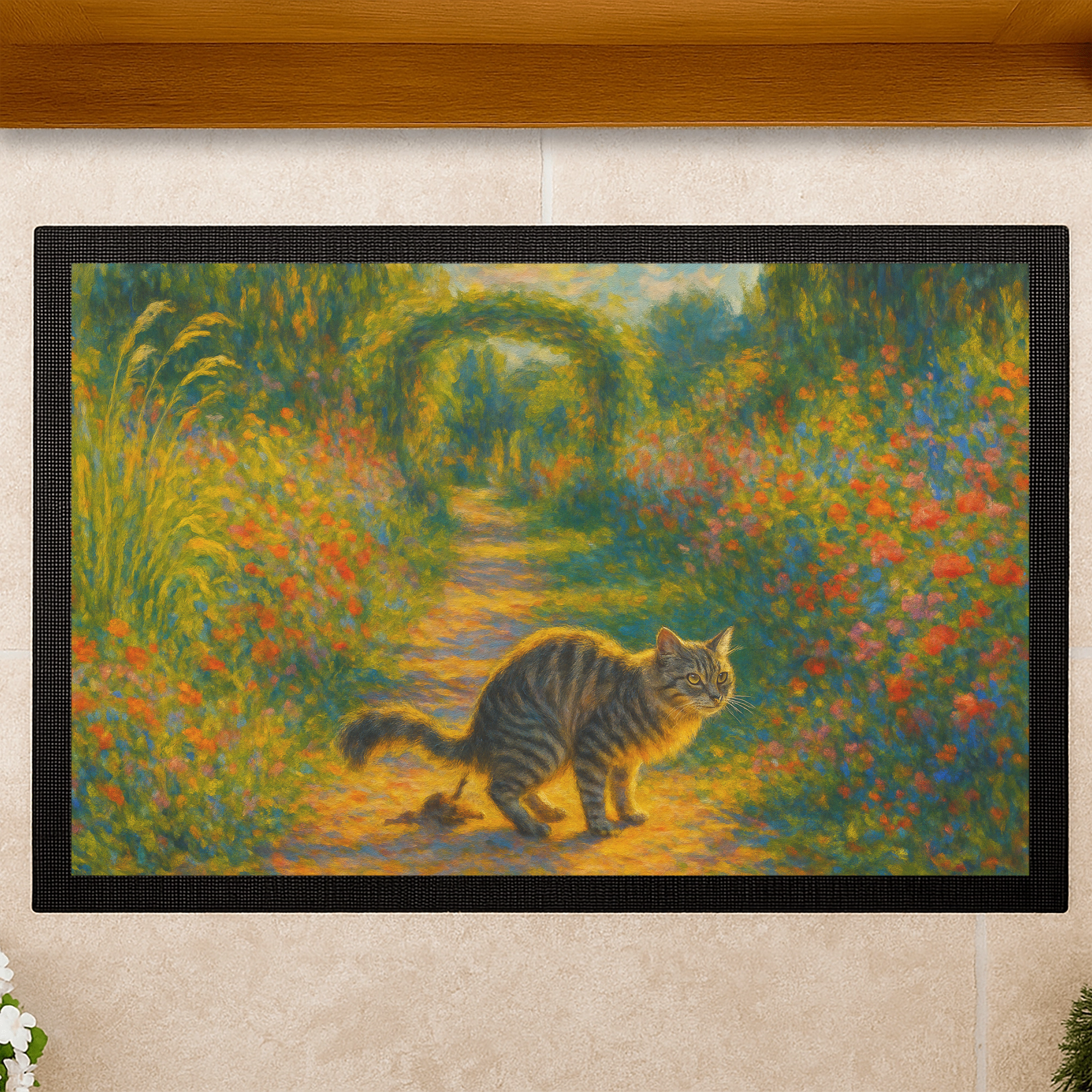 Shitting on Monet | Fußmatte _collection_collection
