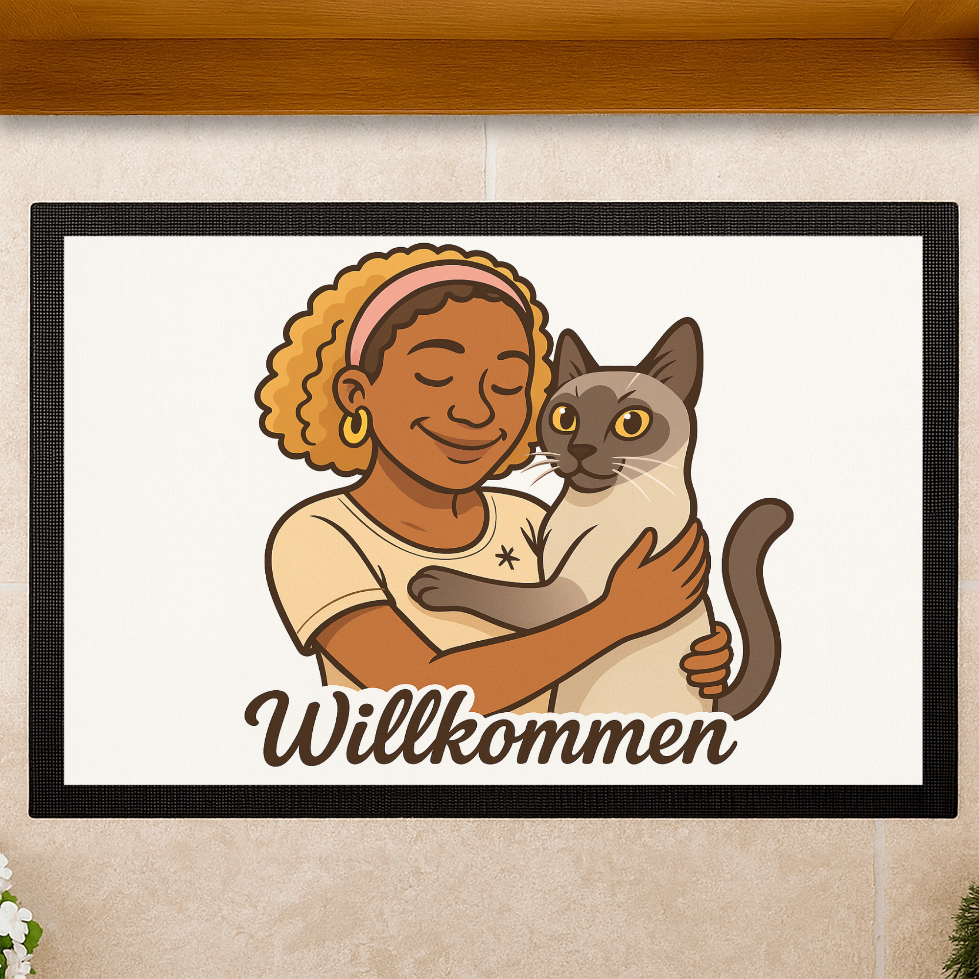 Umarmung + Willkommen  | Fußmatte _collection_collection