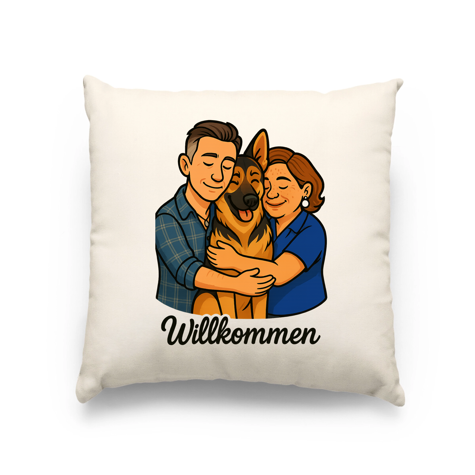 Umarmung + Willkommen  | Kissen _collection