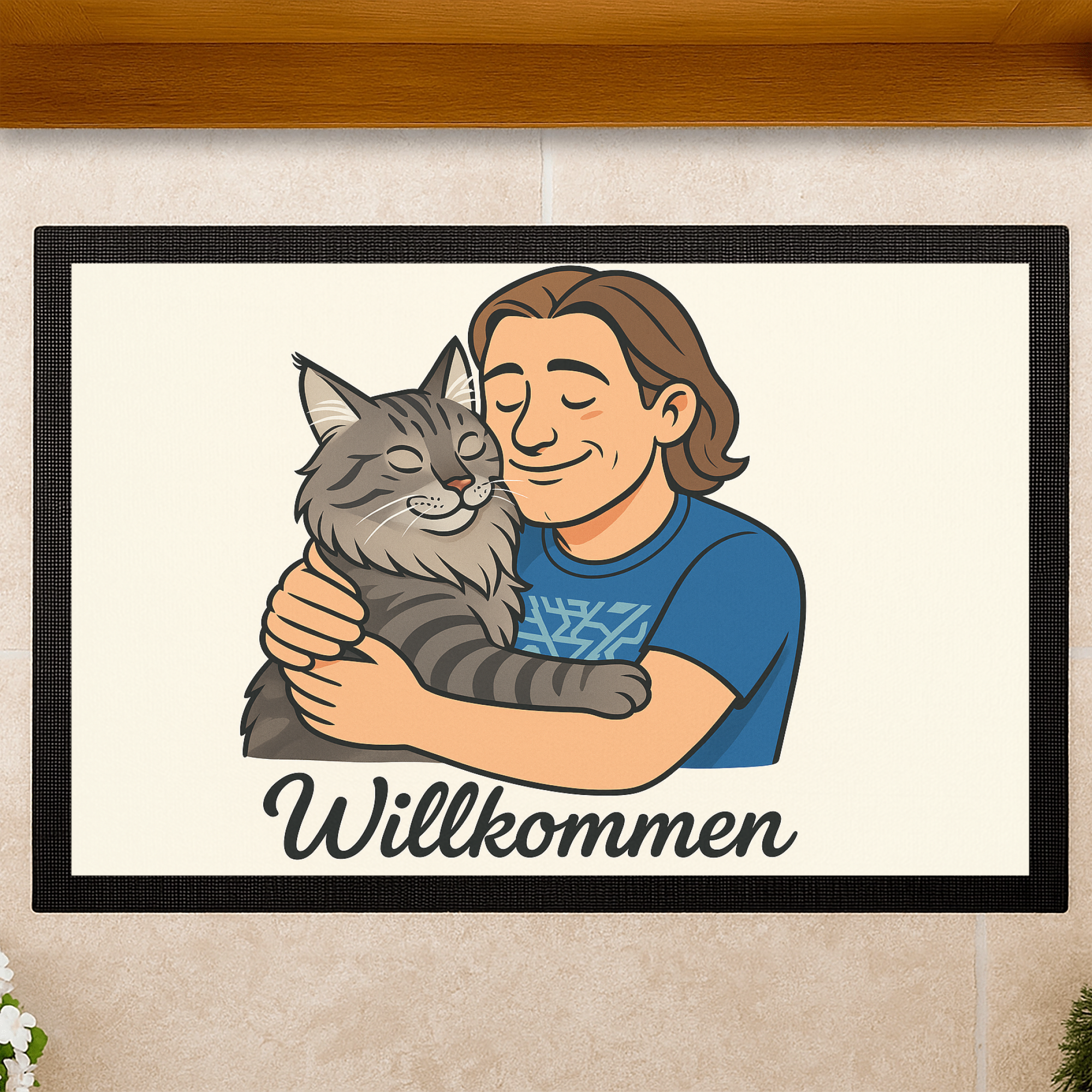 Umarmung + Willkommen  | Fußmatte _collection_collection