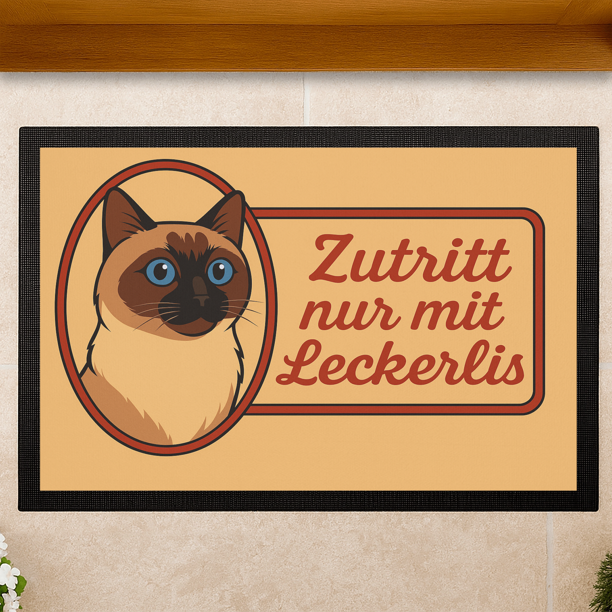 Zutritt nur mit Leckerlis | Fußmatte _collection_collection