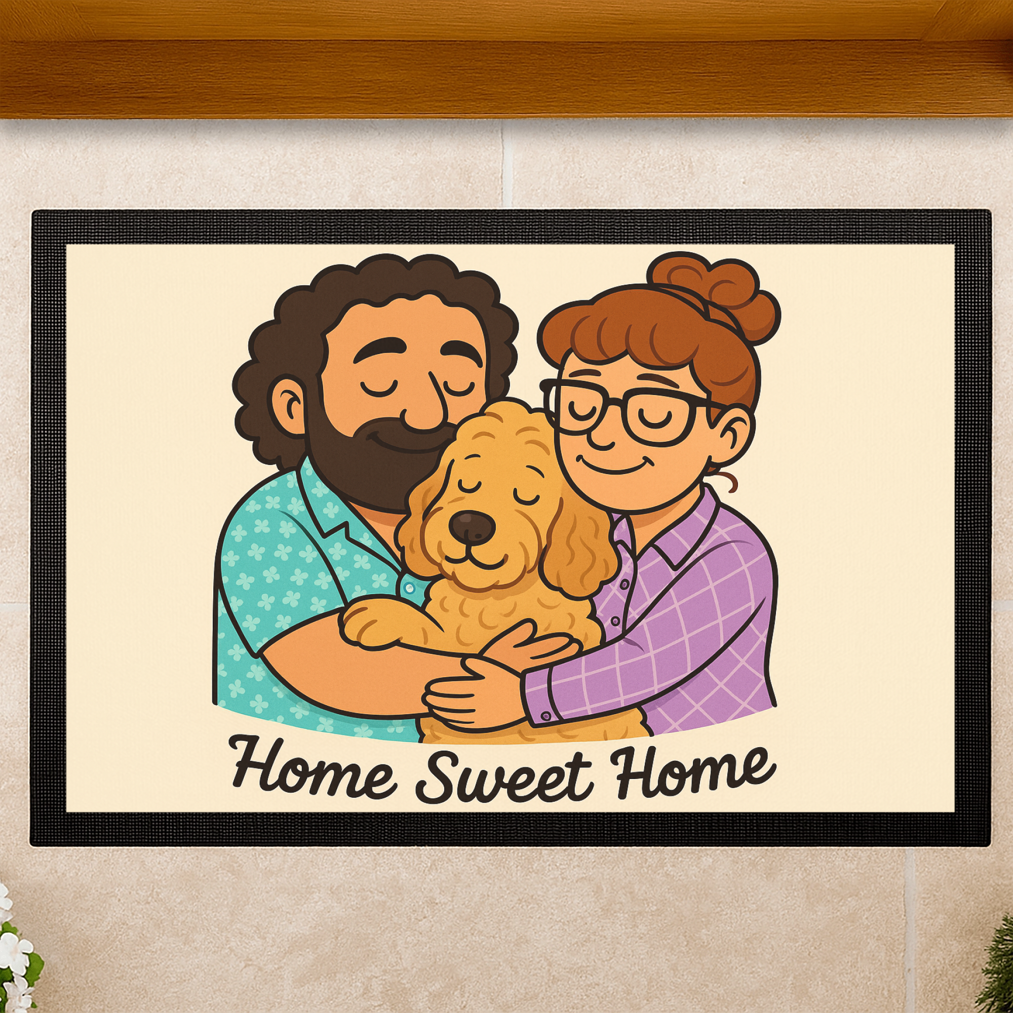 Umarmung + Home Sweet Home | Fußmatte _collection_collection