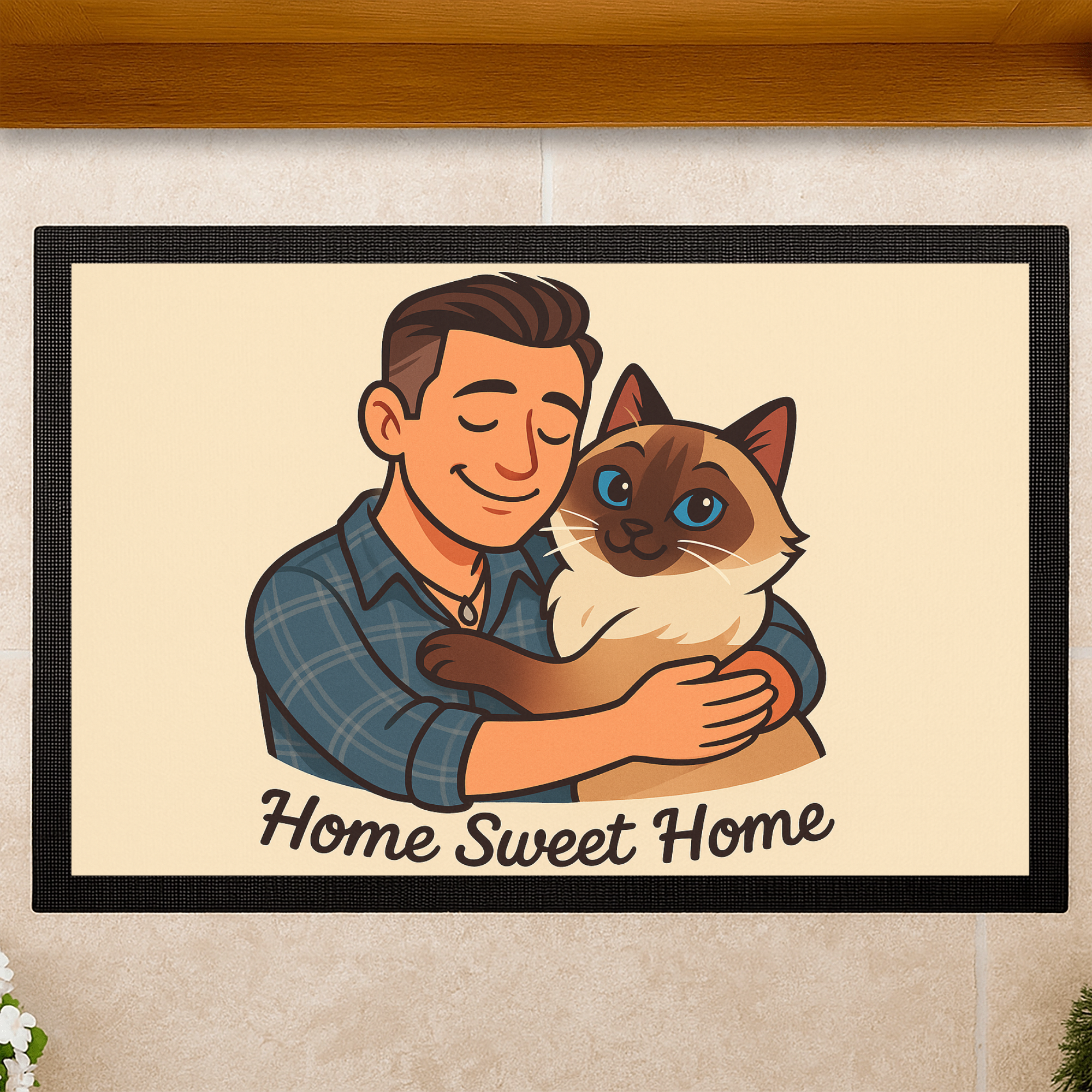 Umarmung + Home Sweet Home | Fußmatte _collection_collection