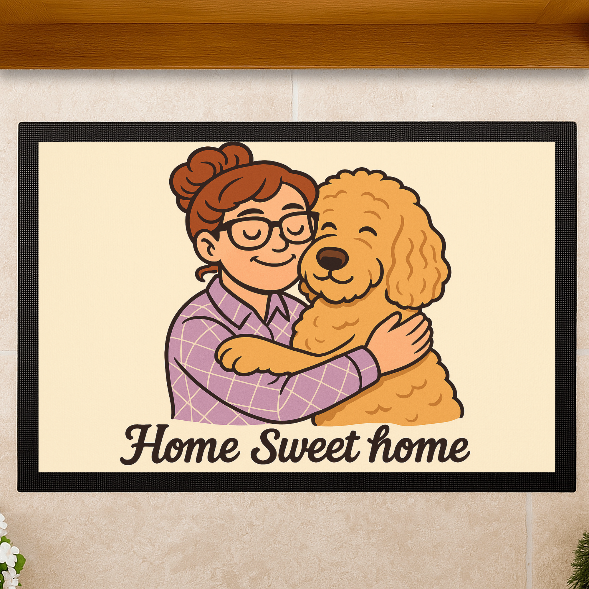 Umarmung + Home Sweet Home | Fußmatte _collection_collection