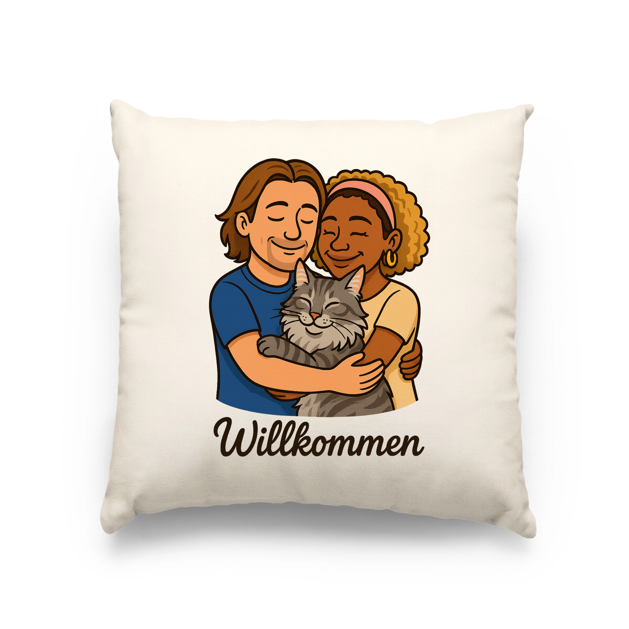 Umarmung + Willkommen  | Kissen _collection