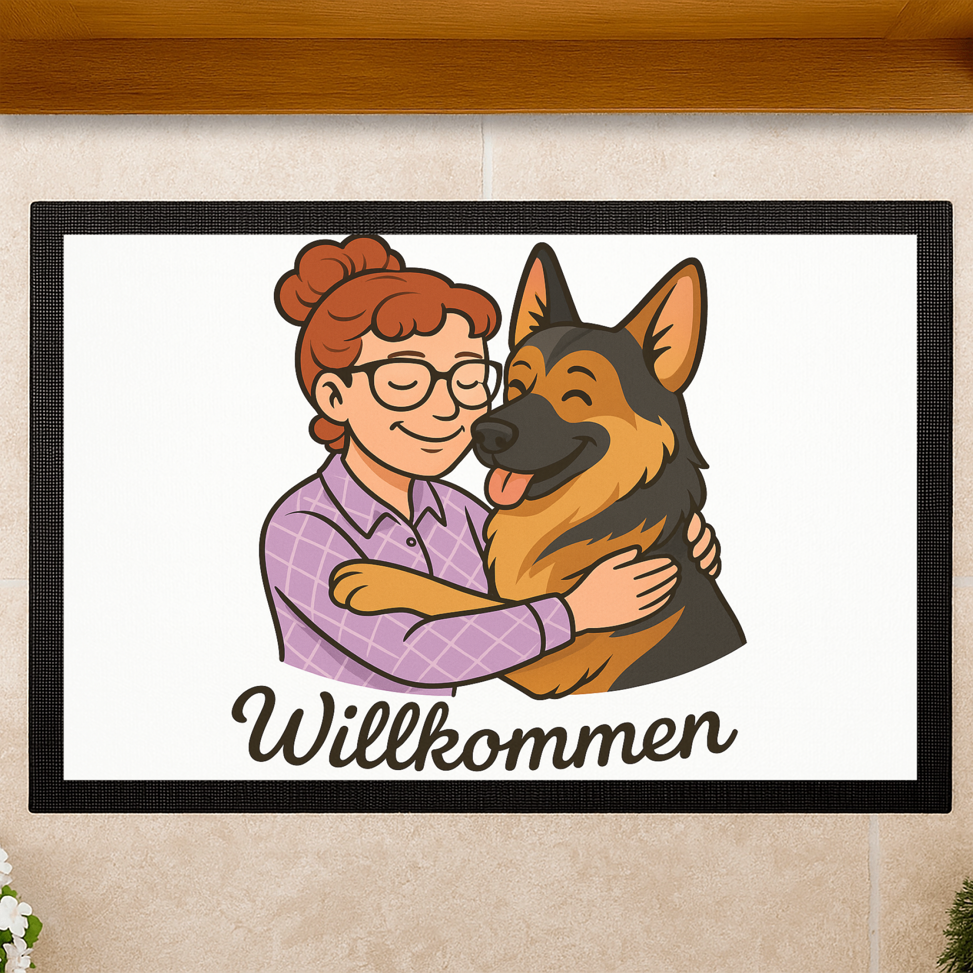 Umarmung + Willkommen  | Fußmatte _collection_collection
