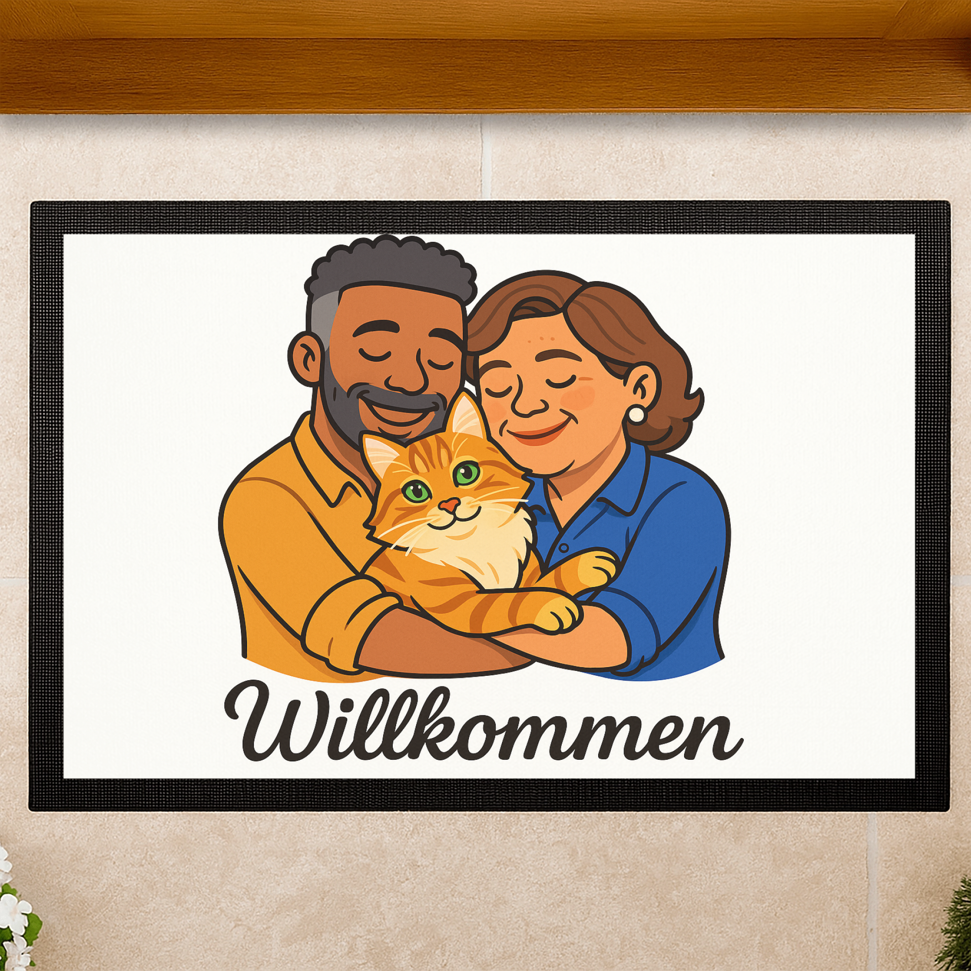 Umarmung + Willkommen  | Fußmatte _collection_collection