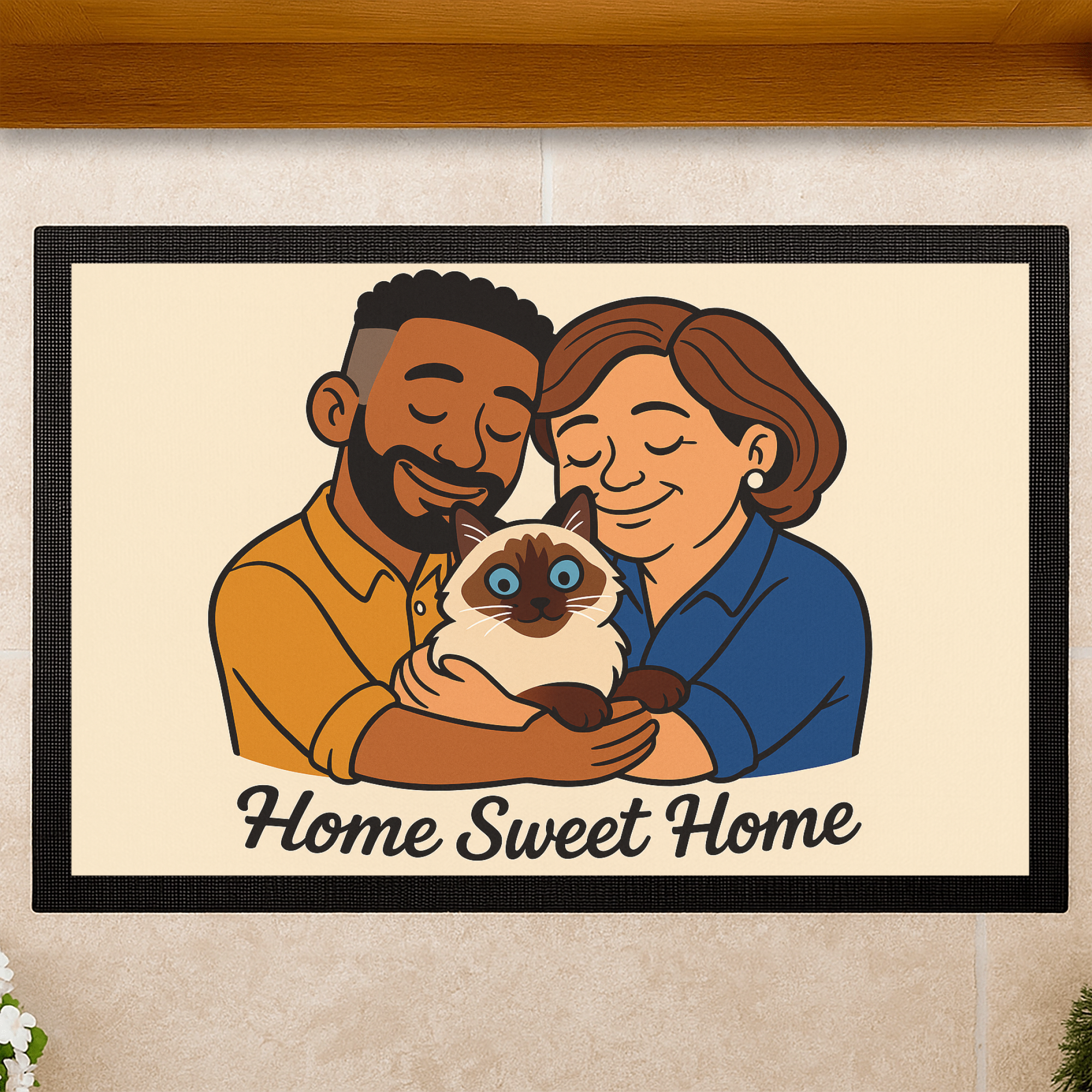 Umarmung + Home Sweet Home | Fußmatte _collection_collection